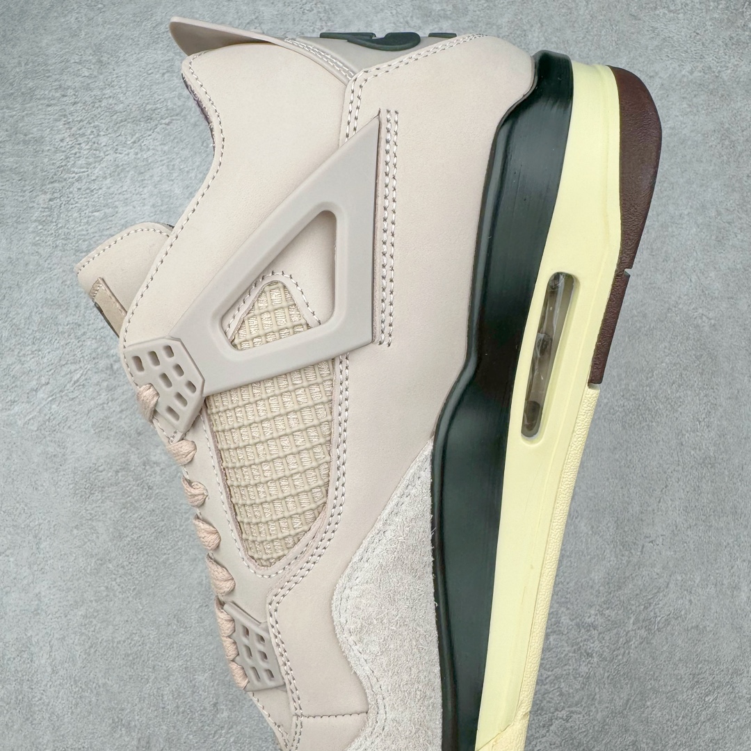 图片[7]-＃GX A Ma Maniére x Air Jordan AJ4 Retro SP\\\”Violet Ore\\\” AMM联名淡粉 FZ4810-200 圈内最强四代 耗时半年巨作 全套原纸板楦头开发 原厂特供皮料加持 确保原汁原味 完美呈现四代版型 一比一鞋头弧度高度鞋身弧度 数据细节工艺流程均保持原鞋一致 原厂TPU网格鞋带扣 正确内里网布 菱角分明不变形无多余毛边 柔软性质感一致于原鞋 市场唯一原厂鞋扣模具 背面可见隐藏注塑口 原厂织唛标 原厂飞人电绣工艺 尾指中部跳三针 独家绑鞋带手法 印刷中底布 四线拉帮 米色美纹纸贴合固定 进口港宝加持 后跟自然饱满 全鞋荧光划线卡点 追求极致完美 每一双都是工艺品 多重QC质检 超越公司货的品控标准 实实在在的免检产品 尺码：40 40.5 41 42 42.5 43 44 44.5 45 46 47.5-选品中心