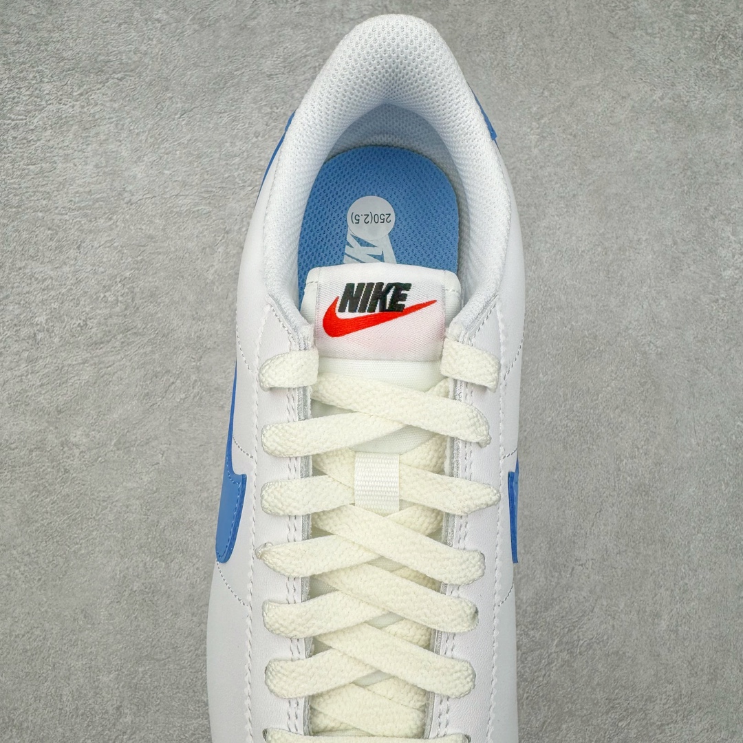 图片[5]-＃JC纯原 NK Classic Cortez Leather 阿甘复古初代皮革慢跑鞋 DN1791-102 实体平台指令订单 全套原纸板楦头开发 原厂数据大底磨具 一比一鞋头弧度高度鞋身弧度 细节品控鞋型随意对比 正确烫金高频细节 公司级标准检验QC 区分市面一切版本 完美复刻阿甘复古鞋型 尺码：35.5 36 36.5 37.5 38 38.5 39 40 40.5 41 42 42.5 43 44 45-选品中心