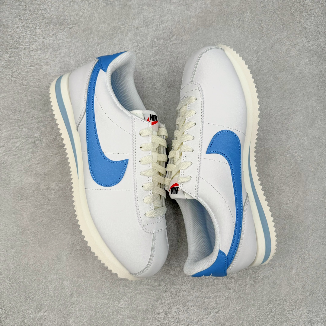 图片[3]-＃JC纯原 NK Classic Cortez Leather 阿甘复古初代皮革慢跑鞋 DN1791-102 实体平台指令订单 全套原纸板楦头开发 原厂数据大底磨具 一比一鞋头弧度高度鞋身弧度 细节品控鞋型随意对比 正确烫金高频细节 公司级标准检验QC 区分市面一切版本 完美复刻阿甘复古鞋型 尺码：35.5 36 36.5 37.5 38 38.5 39 40 40.5 41 42 42.5 43 44 45-选品中心