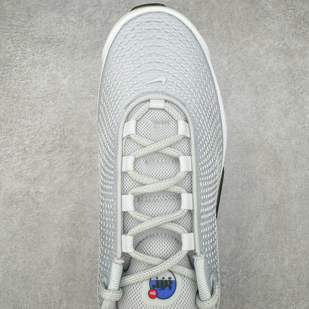 图片[4]-＃Lw纯原 NK Air Max Dn 网布舒适时尚耐磨透气低帮生活气垫休闲鞋 灰色 货号：DV3337-005 鞋面将延续 Air Max 家族的流线型设计 采用纺织布料打造 鞋底则搭载了全新的DynamicAir技术 由双气室和四根管状Nike Air气囊结构组成 鞋身整体以黑色为主色调 搭配橄榄绿色细节点缀 最大的亮点是侧面带有醒目的\\\”Supreme\\\”字样 彰显特殊的联名身份 尺码：36 36.5 37.5 38 38.5 39 40 40.5 41 42 42.5 43 44 44.5 45-选品中心