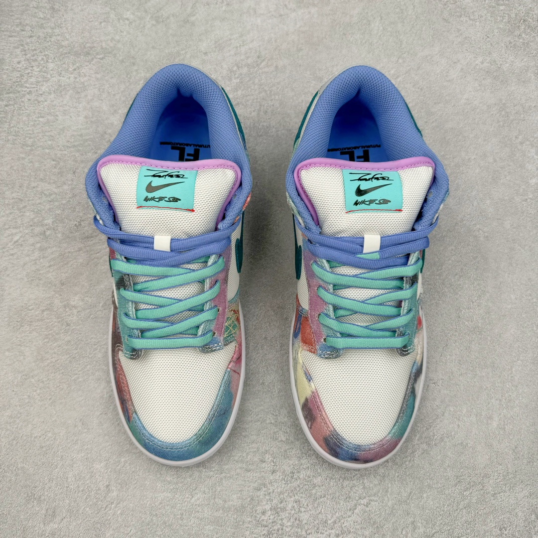 图片[2]-＃M纯原 Futura Laboratories x NK SB Dunk Low 联名白蓝扎染 HF6061-400 圈内最强 零售首选 独家原厂航空铝磨具打磨大底 鞋头坡度极致还原 原盒原配 圈内天花板工艺 原厂冲刀 超高清洁度 全鞋零毛边皮料切割 全套原楦原模倾力打造完美版型 采用原厂百宏鞋带以及原厂百宏织唛舌标 内标可供原厂几率过验 原厂中底布黄色点胶 原厂中底布拉帮走线遵循公司‼️尺码：36 36.5 37.5 38 38.5 39 40 40.5 41 42 42.5 43 44 44.5 45 46 47.5-选品中心