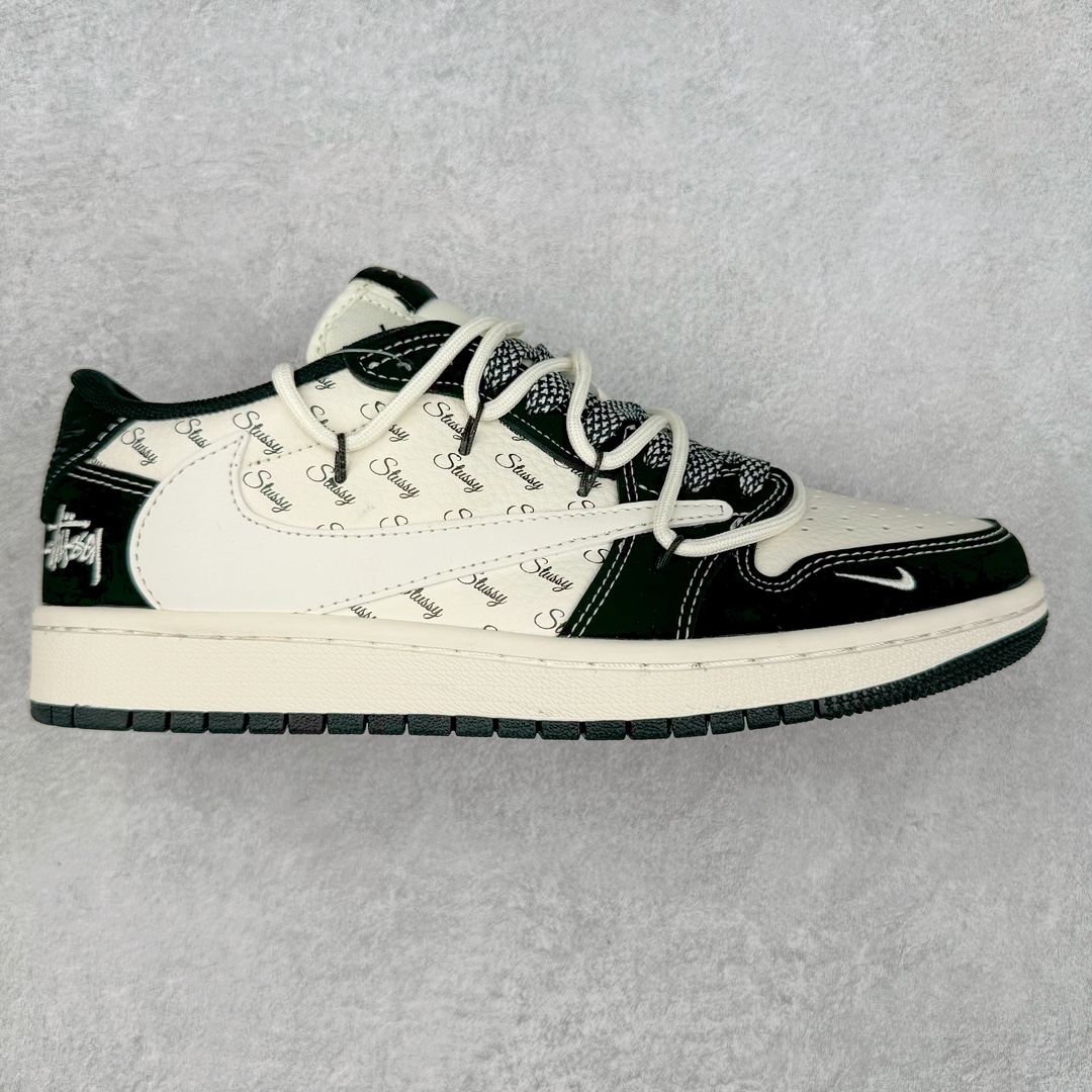 TS x Air Jordan AJ1 Low 倒钩低帮联名定制配色 SJ0086-131 原厂内置气垫魔块 A模大底 头层小牛皮 鞋舌AJ原厂专用牛津布+AJ专用反口珍珠布+原厂无杂质高弹内里海棉+特殊封边弹力鞋带 尺码：36 36.5 37.5 38 38.5 39 40 40.5 41 42 42.5 43 44 44.5 45 46 47.5-选品中心