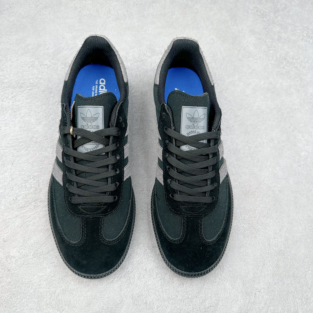 图片[2]-AD Original Samba OG 复古经典轻便板鞋 IH3348 这款桑巴鞋展示了高质量的工艺 带有装饰的超锁缝制和无缝的手感 柔软、柔软的皮革造型和标志性的3条纹完成了精致的外观 正规合身鞋带 鞋面上有绒面鞋垫 橡胶鞋底 享受正畸套筒软感 自50年代首次亮相以来就一直在赢得粉丝的青睐 尺码：36 36.5 37.5 38 38.5 39 40 40.5 41 42 42.5 43 44 44.5 45-选品中心