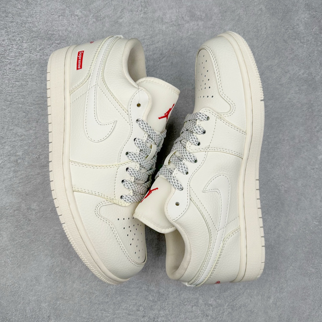 图片[3]-Air Jordan AJ1 Low 低帮系列定制配色 WG8850-002 原厂内置气垫魔块 A模大底 头层小牛皮 鞋舌AJ原厂专用牛津布+AJ专用反口珍珠布+原厂无杂质高弹内里海棉+特殊封边弹力鞋带 尺码：36 36.5 37.5 38 38.5 39 40 40.5 41 42 42.5 43 44 44.5 45 46-选品中心