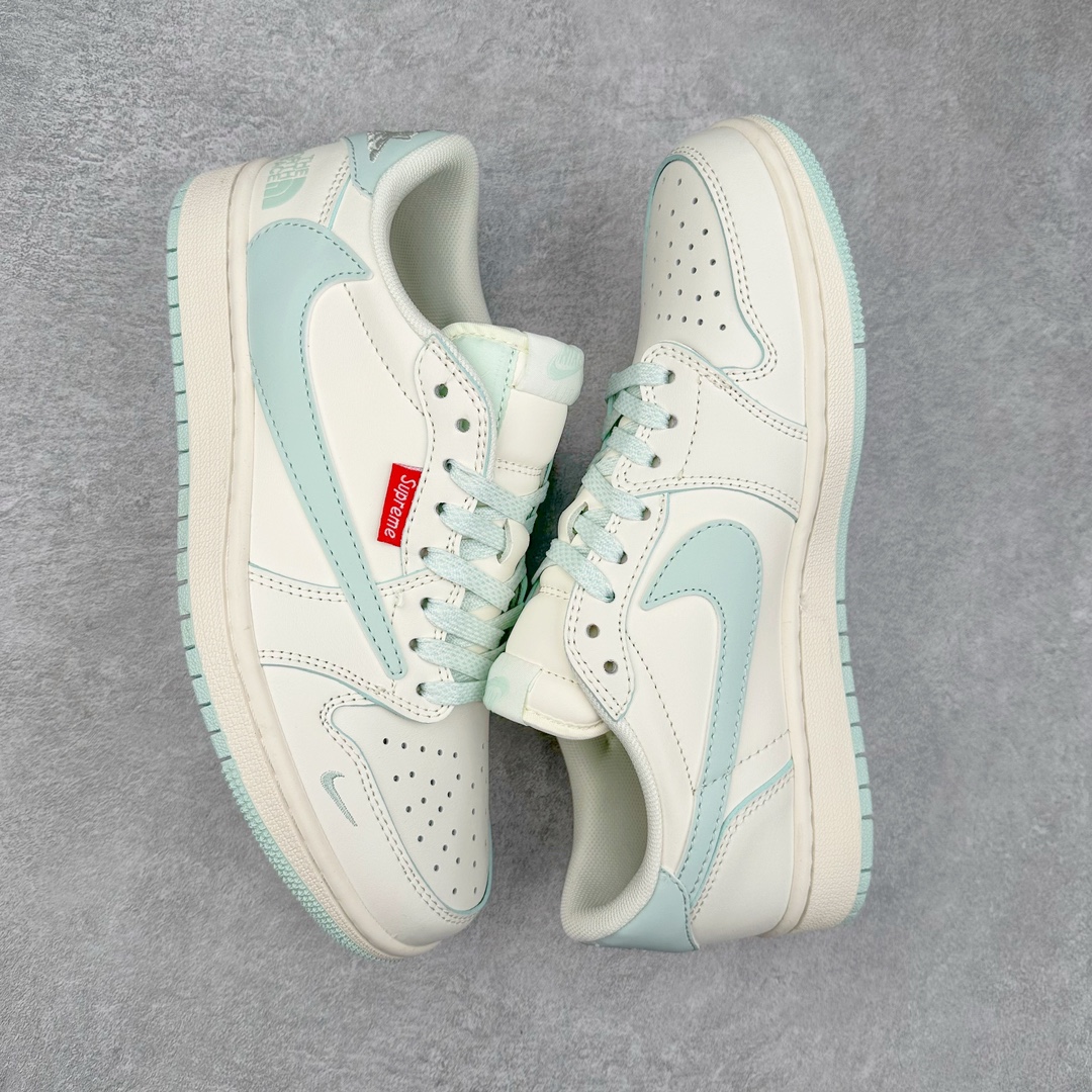图片[3]-TS x Air Jordan AJ1 Low 倒钩低帮联名定制配色 XZ5158-001 原厂内置气垫魔块 A模大底 头层小牛皮 鞋舌AJ原厂专用牛津布+AJ专用反口珍珠布+原厂无杂质高弹内里海棉+特殊封边弹力鞋带 尺码：36 36.5 37.5 38 38.5 39 40 40.5 41 42 42.5 43 44 44.5 45 46 47.5-选品中心