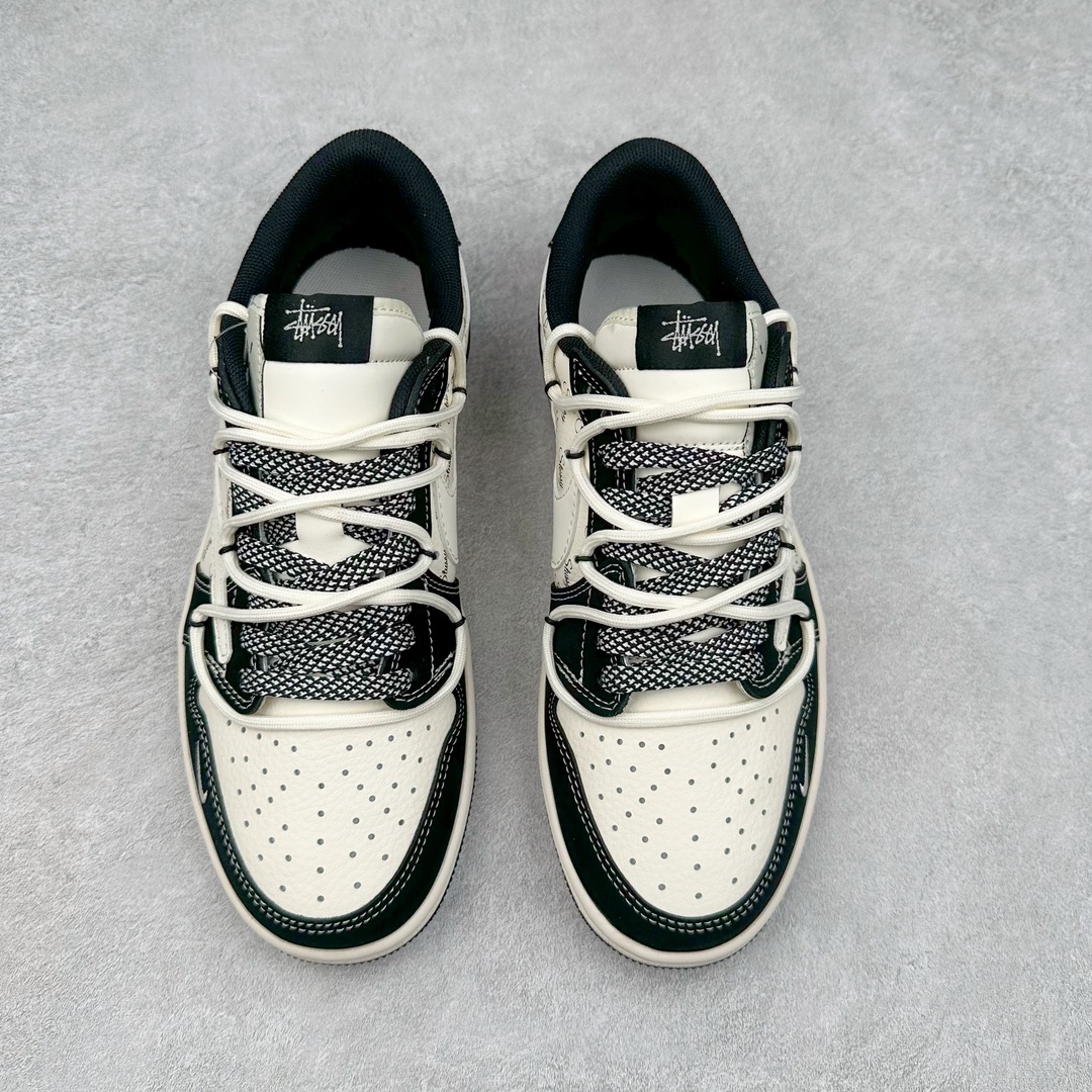 图片[2]-TS x Air Jordan AJ1 Low 倒钩低帮联名定制配色 SJ0086-131 原厂内置气垫魔块 A模大底 头层小牛皮 鞋舌AJ原厂专用牛津布+AJ专用反口珍珠布+原厂无杂质高弹内里海棉+特殊封边弹力鞋带 尺码：36 36.5 37.5 38 38.5 39 40 40.5 41 42 42.5 43 44 44.5 45 46 47.5-选品中心