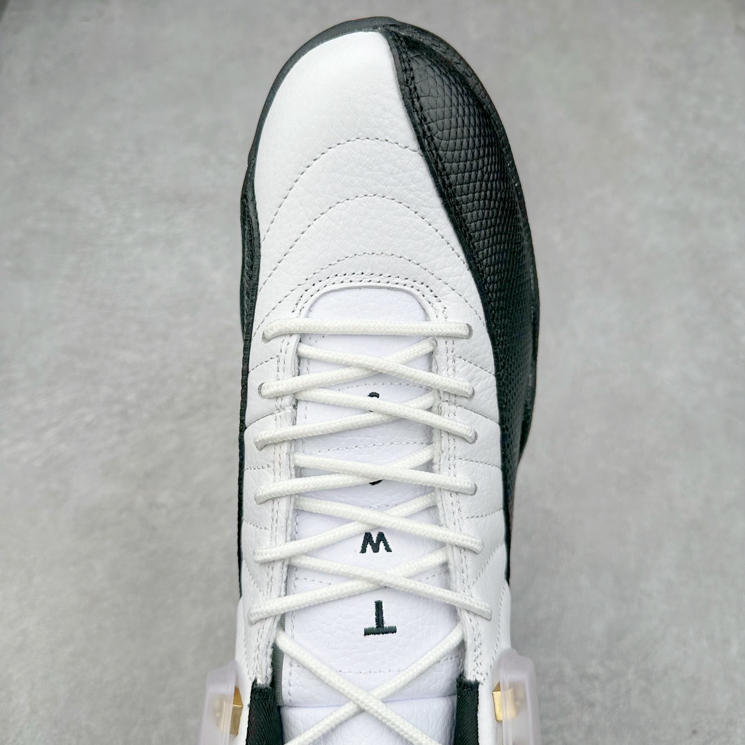 图片[4]-＃NC版 Air Jordan AJ12 Retro 黑白130690-125 原楦原纸板开发 原汁原味12代鞋型 进口原厂皮料 原厂碳板 原装材料 原厂定制金属扣 原厂电绣 支持与公司货全方位对比 只服务于5%懂鞋的高端客户 发国外可支持各种retail商店充正寄售 尺码：40 40.5 41 42 42.5 43 44 44.5 45 45.5 46 47.5-选品中心