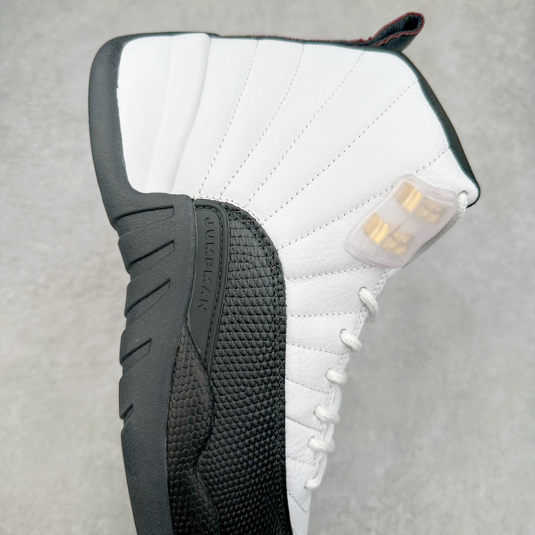 图片[6]-＃NC版 Air Jordan AJ12 Retro 黑白130690-125 原楦原纸板开发 原汁原味12代鞋型 进口原厂皮料 原厂碳板 原装材料 原厂定制金属扣 原厂电绣 支持与公司货全方位对比 只服务于5%懂鞋的高端客户 发国外可支持各种retail商店充正寄售 尺码：40 40.5 41 42 42.5 43 44 44.5 45 45.5 46 47.5-选品中心
