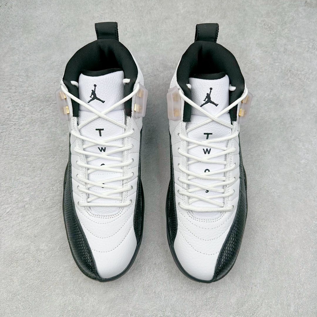 图片[2]-＃NC版 Air Jordan AJ12 Retro 黑白130690-125 原楦原纸板开发 原汁原味12代鞋型 进口原厂皮料 原厂碳板 原装材料 原厂定制金属扣 原厂电绣 支持与公司货全方位对比 只服务于5%懂鞋的高端客户 发国外可支持各种retail商店充正寄售 尺码：40 40.5 41 42 42.5 43 44 44.5 45 45.5 46 47.5-选品中心