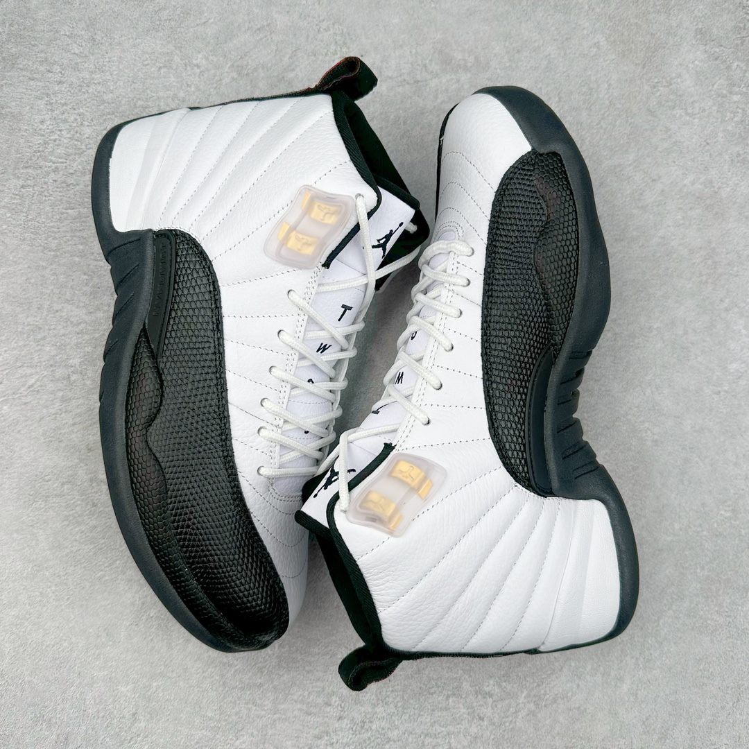 图片[3]-＃NC版 Air Jordan AJ12 Retro 黑白130690-125 原楦原纸板开发 原汁原味12代鞋型 进口原厂皮料 原厂碳板 原装材料 原厂定制金属扣 原厂电绣 支持与公司货全方位对比 只服务于5%懂鞋的高端客户 发国外可支持各种retail商店充正寄售 尺码：40 40.5 41 42 42.5 43 44 44.5 45 45.5 46 47.5-选品中心