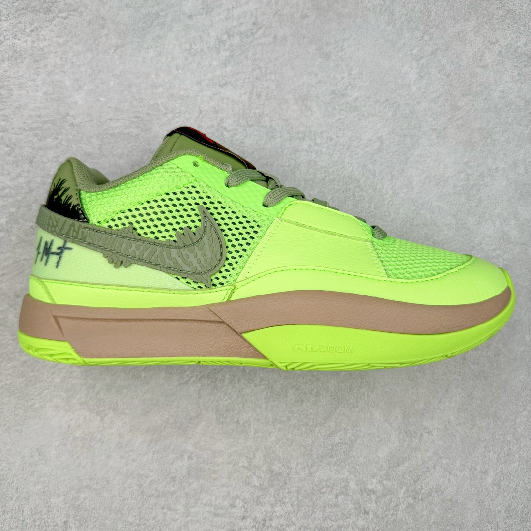 #CK NK Zoom JA 1 EP 莫兰特一代低帮休闲运动篮球鞋 FV5562-300 采用透气轻量网织鞋面材质 配置两枚圆形Zoom Air纤维气垫及后掌缓震泡棉材质 分段式结构防滑橡胶外底 尺码 39 40 40.5 41 42 42.5 43 44 44.5 45 46 47.5-选品中心