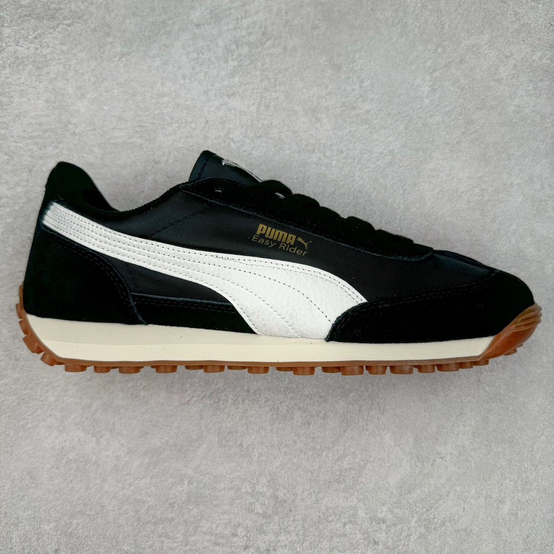 PUMA Easy Rider 彪马轻便舒适防滑耐磨 低帮 休闲跑步鞋 男女同款 灰白黑 尺码：36 36.5 37.5 38 38.5 39 40 40.5 41 42 42.5 43 44 44.5 45-选品中心