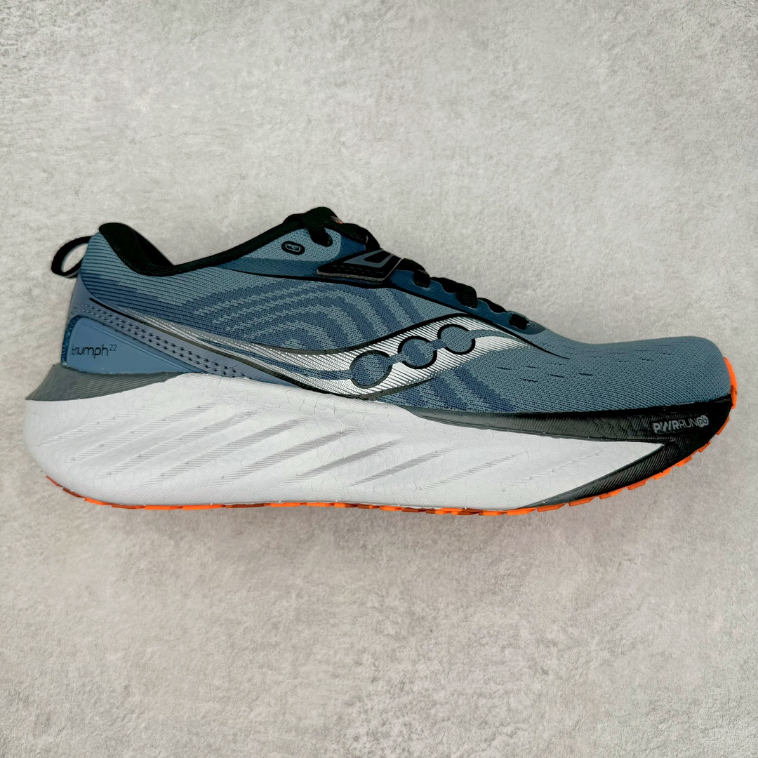 图片[7]-＃SG纯原 Saucony Triumph 22 索康尼胜利22代旗舰级缓震型跑鞋 性能相比前几代再升级：鞋面采用全新升级的工学网设计 贴合脚部更透气 中底部分使用最新的PWRRUN+材质 搭配PWRRUN+鞋垫使中底的大幅加厚 10mm坡差进一步提供缓震、回弹性能 内底则采用了FORMFIT动态适应系统 动态契合脚型 提升包裹性和舒适性 提供更卓越的动态回馈体验 XT-900橡胶大底 可提供良好的抓地力和较强抗磨性能 尺码：35.5 36 36.5 37.5 38 38.5 39 40 40.5 41 42 42.5 43 44 44.5 45-选品中心