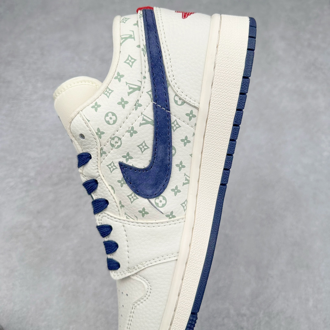 图片[7]-Air Jordan AJ1 Low 低帮系列定制配色 WG8850-001 原厂内置气垫魔块 A模大底 头层小牛皮 鞋舌AJ原厂专用牛津布+AJ专用反口珍珠布+原厂无杂质高弹内里海棉+特殊封边弹力鞋带 尺码：36 36.5 37.5 38 38.5 39 40 40.5 41 42 42.5 43 44 44.5 45 46-选品中心