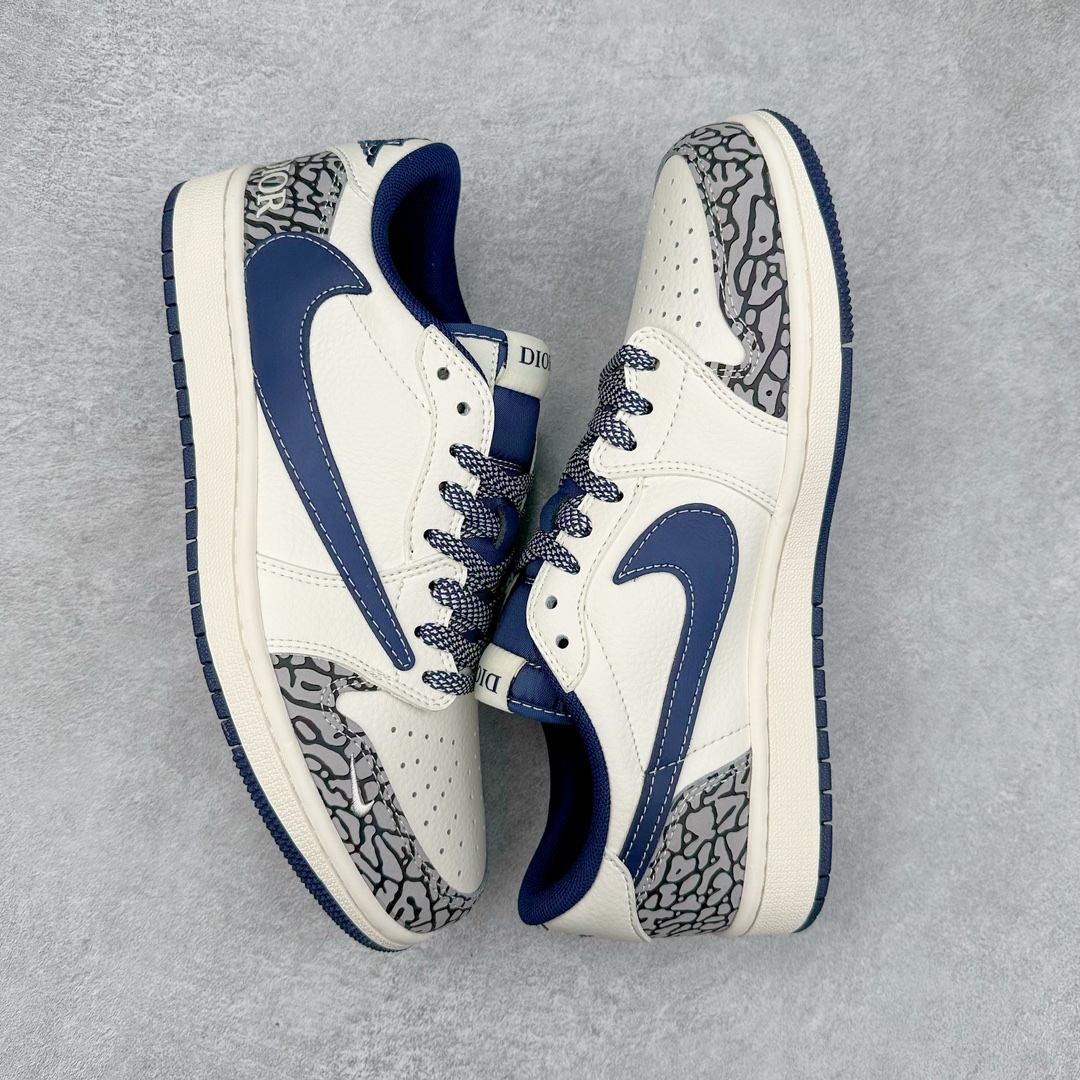 图片[3]-TS x Air Jordan AJ1 Low 倒钩低帮联名定制配色 CF3688-029 原厂内置气垫魔块 A模大底 头层小牛皮 鞋舌AJ原厂专用牛津布+AJ专用反口珍珠布+原厂无杂质高弹内里海棉+特殊封边弹力鞋带 尺码：36 36.5 37.5 38 38.5 39 40 40.5 41 42 42.5 43 44 44.5 45 46 47.5-选品中心