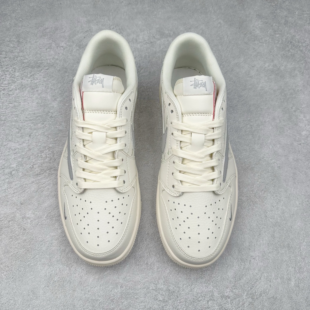 图片[2]-TS x Air Jordan AJ1 Low 倒钩低帮联名定制配色 SJ2066-115 原厂内置气垫魔块 A模大底 头层小牛皮 鞋舌AJ原厂专用牛津布+AJ专用反口珍珠布+原厂无杂质高弹内里海棉+特殊封边弹力鞋带 尺码：36 36.5 37.5 38 38.5 39 40 40.5 41 42 42.5 43 44 44.5 45 46 47.5-选品中心