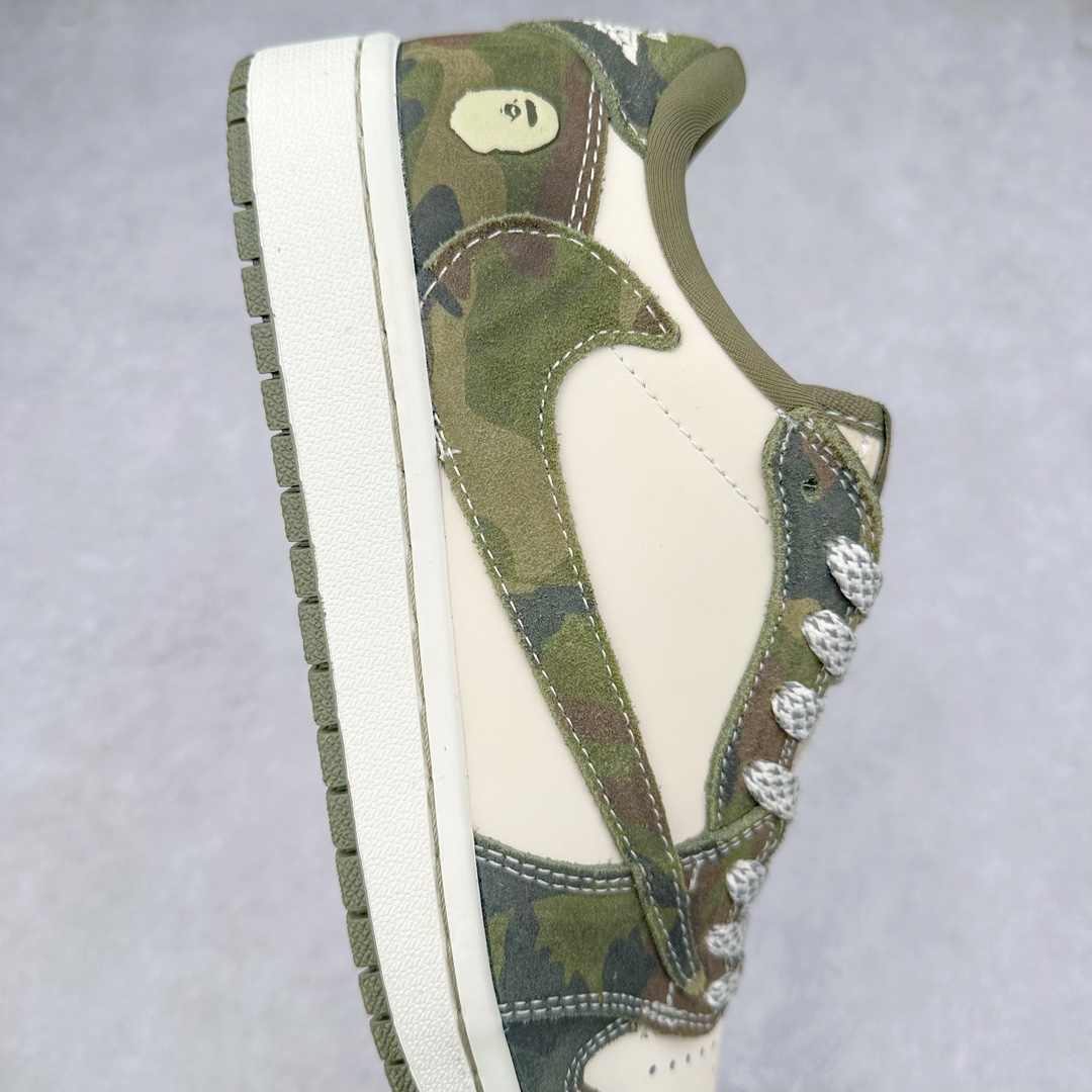 图片[6]-TS x Air Jordan AJ1 Low 倒钩低帮联名定制配色 CH6336-014 原厂内置气垫魔块 A模大底 头层小牛皮 鞋舌AJ原厂专用牛津布+AJ专用反口珍珠布+原厂无杂质高弹内里海棉+特殊封边弹力鞋带 尺码：36 36.5 37.5 38 38.5 39 40 40.5 41 42 42.5 43 44 44.5 45 46 47.5-选品中心