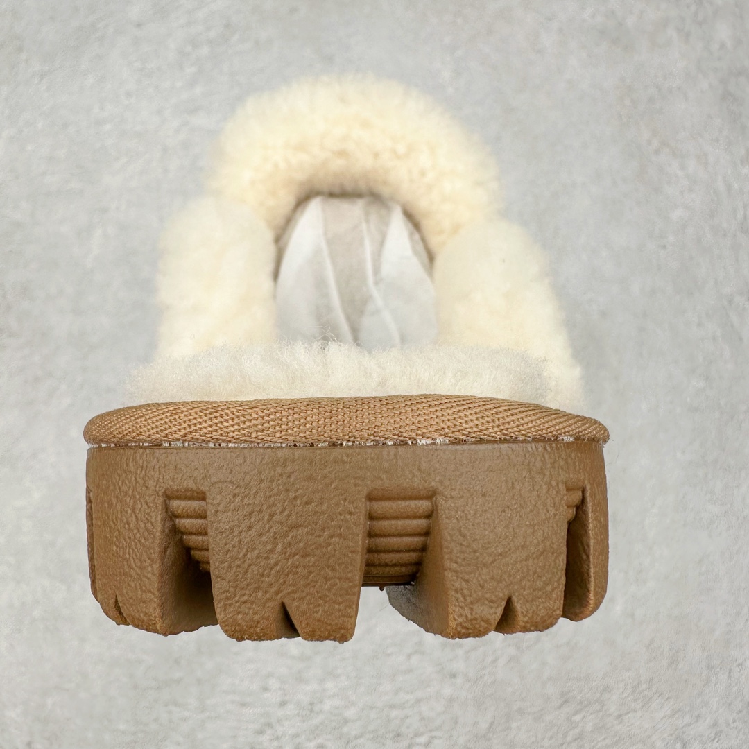 图片[8]-UGG W Classic Coquette Clog Slipper II 科凯特2.0系列时尚居家穆勒风包头舒适保暖露跟半拖鞋 货号：OB938 产品描述：休闲系列作为本季主力系列，轻盈耐磨的橡胶大底，让穿着的舒适性提升 品名：Classic Coquette Clog Slipper II 科凯特2.0系列鞋面：翻毛皮革/织物 尺码：35-40-选品中心