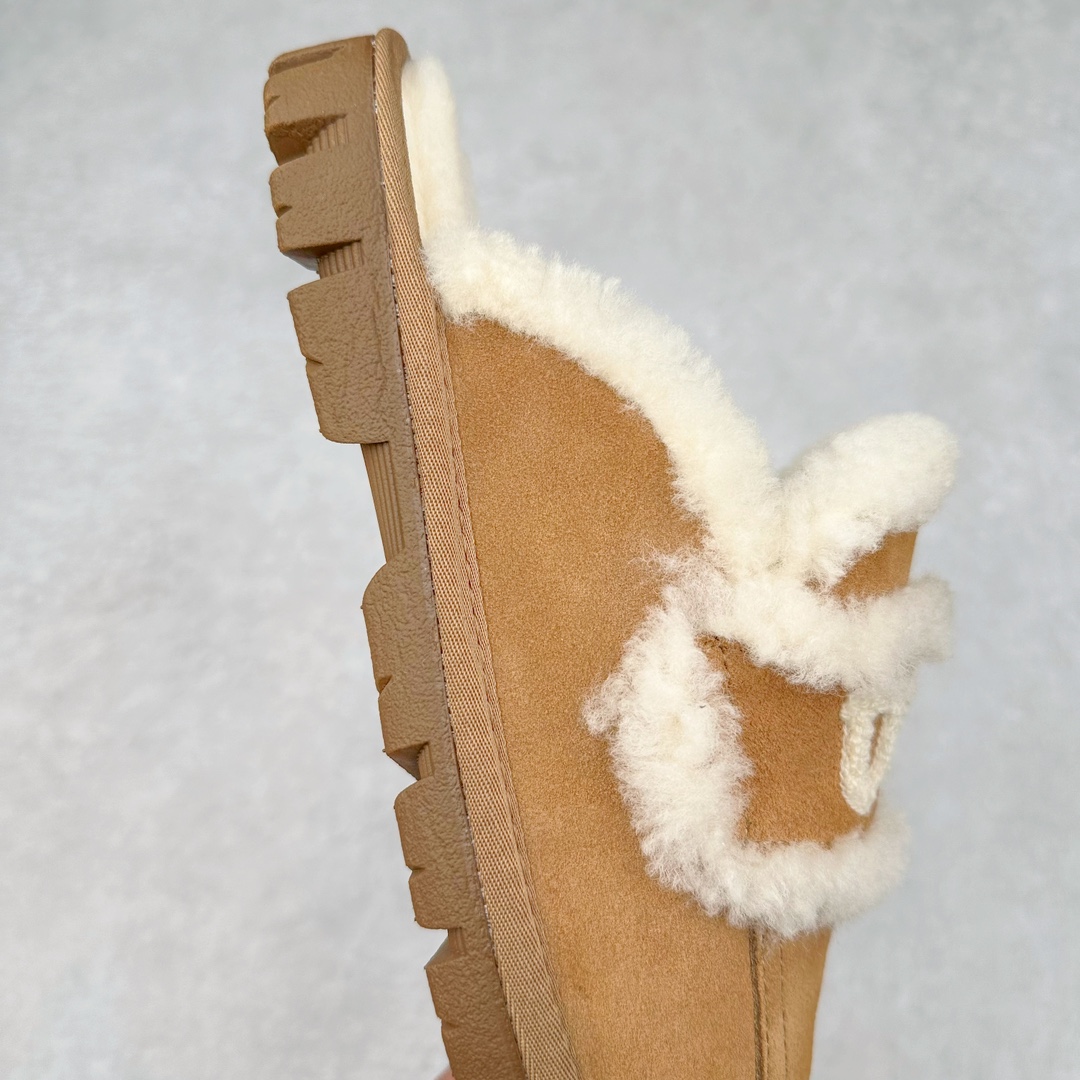 图片[6]-UGG W Classic Coquette Clog Slipper II 科凯特2.0系列时尚居家穆勒风包头舒适保暖露跟半拖鞋 货号：OB938 产品描述：休闲系列作为本季主力系列，轻盈耐磨的橡胶大底，让穿着的舒适性提升 品名：Classic Coquette Clog Slipper II 科凯特2.0系列鞋面：翻毛皮革/织物 尺码：35-40-选品中心