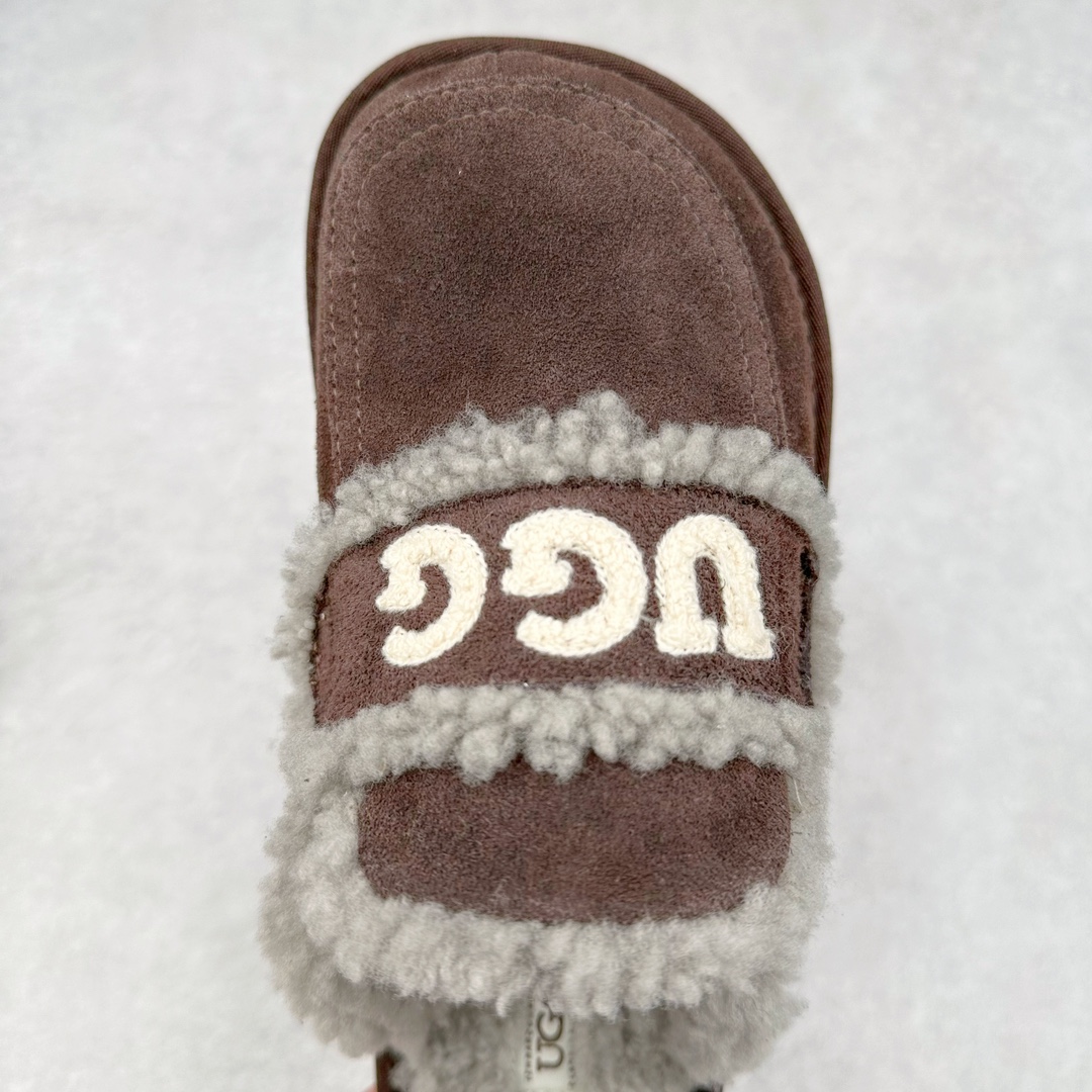 图片[4]-UGG W Classic Coquette Clog Slipper II 科凯特2.0系列时尚居家穆勒风包头舒适保暖露跟半拖鞋 货号：OB938 产品描述：休闲系列作为本季主力系列，轻盈耐磨的橡胶大底，让穿着的舒适性提升 品名：Classic Coquette Clog Slipper II 科凯特2.0系列鞋面：翻毛皮革/织物 尺码：35-40-选品中心