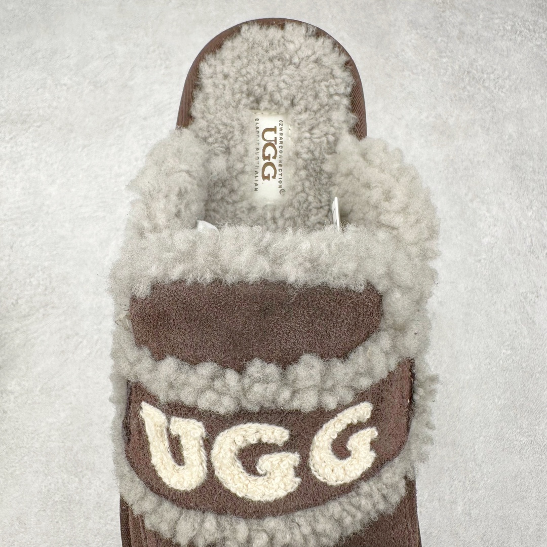 图片[5]-UGG W Classic Coquette Clog Slipper II 科凯特2.0系列时尚居家穆勒风包头舒适保暖露跟半拖鞋 货号：OB938 产品描述：休闲系列作为本季主力系列，轻盈耐磨的橡胶大底，让穿着的舒适性提升 品名：Classic Coquette Clog Slipper II 科凯特2.0系列鞋面：翻毛皮革/织物 尺码：35-40-选品中心