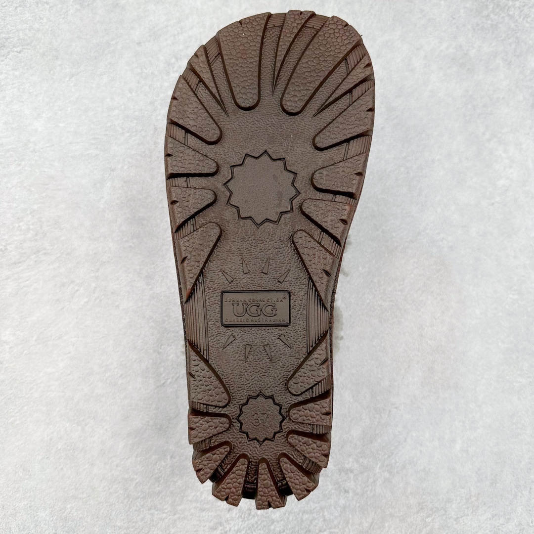 图片[9]-UGG W Classic Coquette Clog Slipper II 科凯特2.0系列时尚居家穆勒风包头舒适保暖露跟半拖鞋 货号：OB938 产品描述：休闲系列作为本季主力系列，轻盈耐磨的橡胶大底，让穿着的舒适性提升 品名：Classic Coquette Clog Slipper II 科凯特2.0系列鞋面：翻毛皮革/织物 尺码：35-40-选品中心