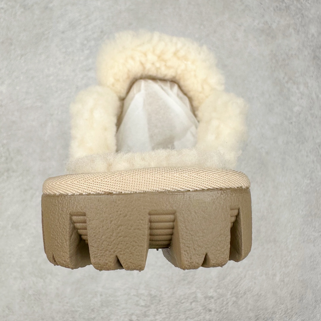 图片[8]-UGG W Classic Coquette Clog Slipper II 科凯特2.0系列时尚居家穆勒风包头舒适保暖露跟半拖鞋 货号：OB938 产品描述：休闲系列作为本季主力系列，轻盈耐磨的橡胶大底，让穿着的舒适性提升 品名：Classic Coquette Clog Slipper II 科凯特2.0系列鞋面：翻毛皮革/织物 尺码：35-40-选品中心