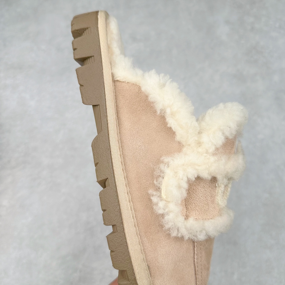 图片[6]-UGG W Classic Coquette Clog Slipper II 科凯特2.0系列时尚居家穆勒风包头舒适保暖露跟半拖鞋 货号：OB938 产品描述：休闲系列作为本季主力系列，轻盈耐磨的橡胶大底，让穿着的舒适性提升 品名：Classic Coquette Clog Slipper II 科凯特2.0系列鞋面：翻毛皮革/织物 尺码：35-40-选品中心