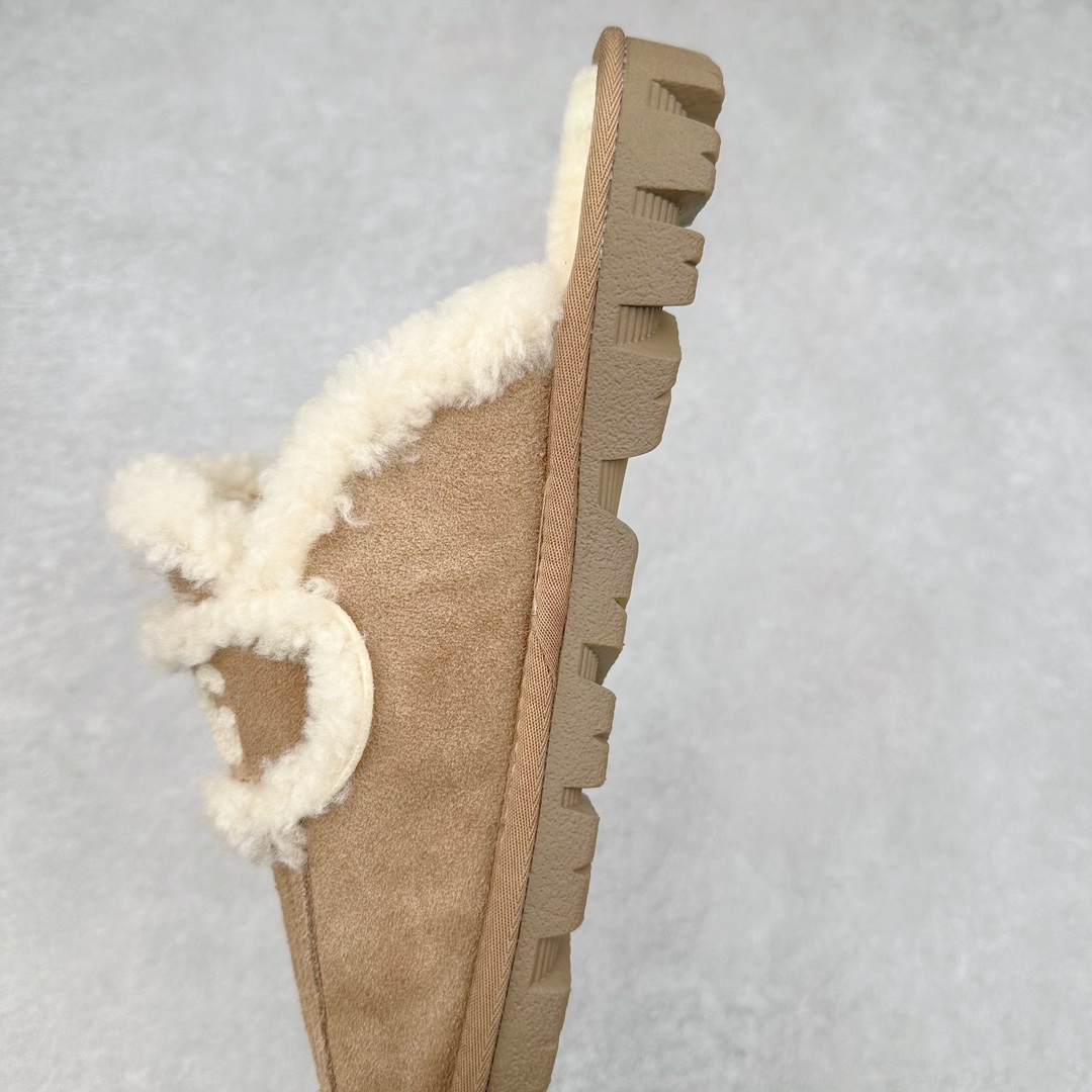 图片[7]-UGG W Classic Coquette Clog Slipper II 科凯特2.0系列时尚居家穆勒风包头舒适保暖露跟半拖鞋 货号：OB938 产品描述：休闲系列作为本季主力系列，轻盈耐磨的橡胶大底，让穿着的舒适性提升 品名：Classic Coquette Clog Slipper II 科凯特2.0系列鞋面：翻毛皮革/织物 尺码：35-40-选品中心