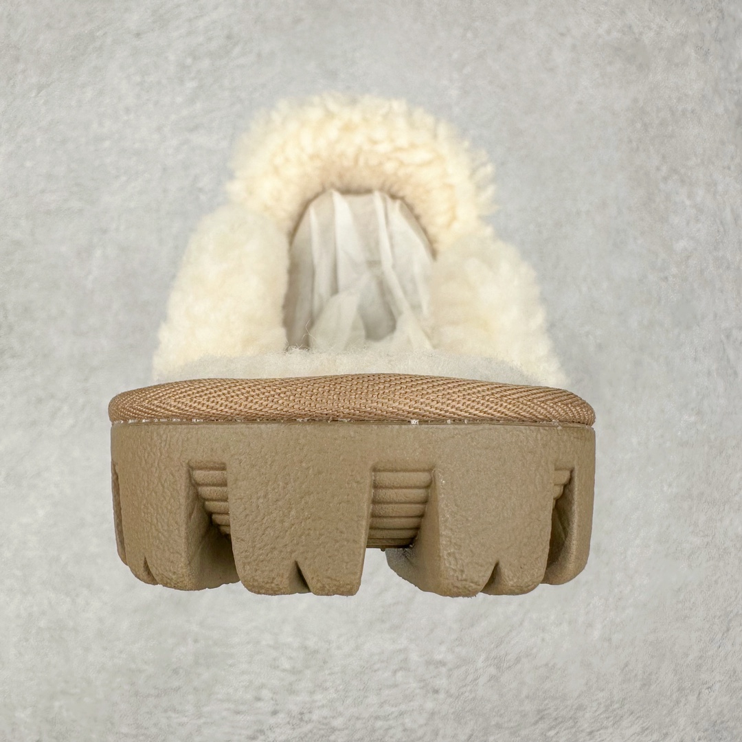 图片[8]-UGG W Classic Coquette Clog Slipper II 科凯特2.0系列时尚居家穆勒风包头舒适保暖露跟半拖鞋 货号：OB938 产品描述：休闲系列作为本季主力系列，轻盈耐磨的橡胶大底，让穿着的舒适性提升 品名：Classic Coquette Clog Slipper II 科凯特2.0系列鞋面：翻毛皮革/织物 尺码：35-40-选品中心