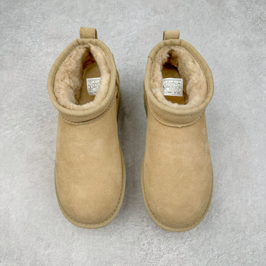 图片[2]-＃SP原厂 UGG 5092 周冬雨Mini厚底秋冬羊皮毛一体雪地靴 全鞋采用ZP同厂 隆丰A级澳洲进口羊皮毛一体 品牌代工厂生产线 完全遵循ZP工艺流程 代工厂原厂版师 秉承无原鞋不开发选择 注重每一处细节 市面最正版型 TREADLITE\\\”轻翼\\\”科技外底 轻便/耐用/柔韧/桩型【售后郑重承诺】一个月内若出现重大脱胶/断底等质量问题 直接为您换新！尺码：35 36 37 38 39 40-选品中心