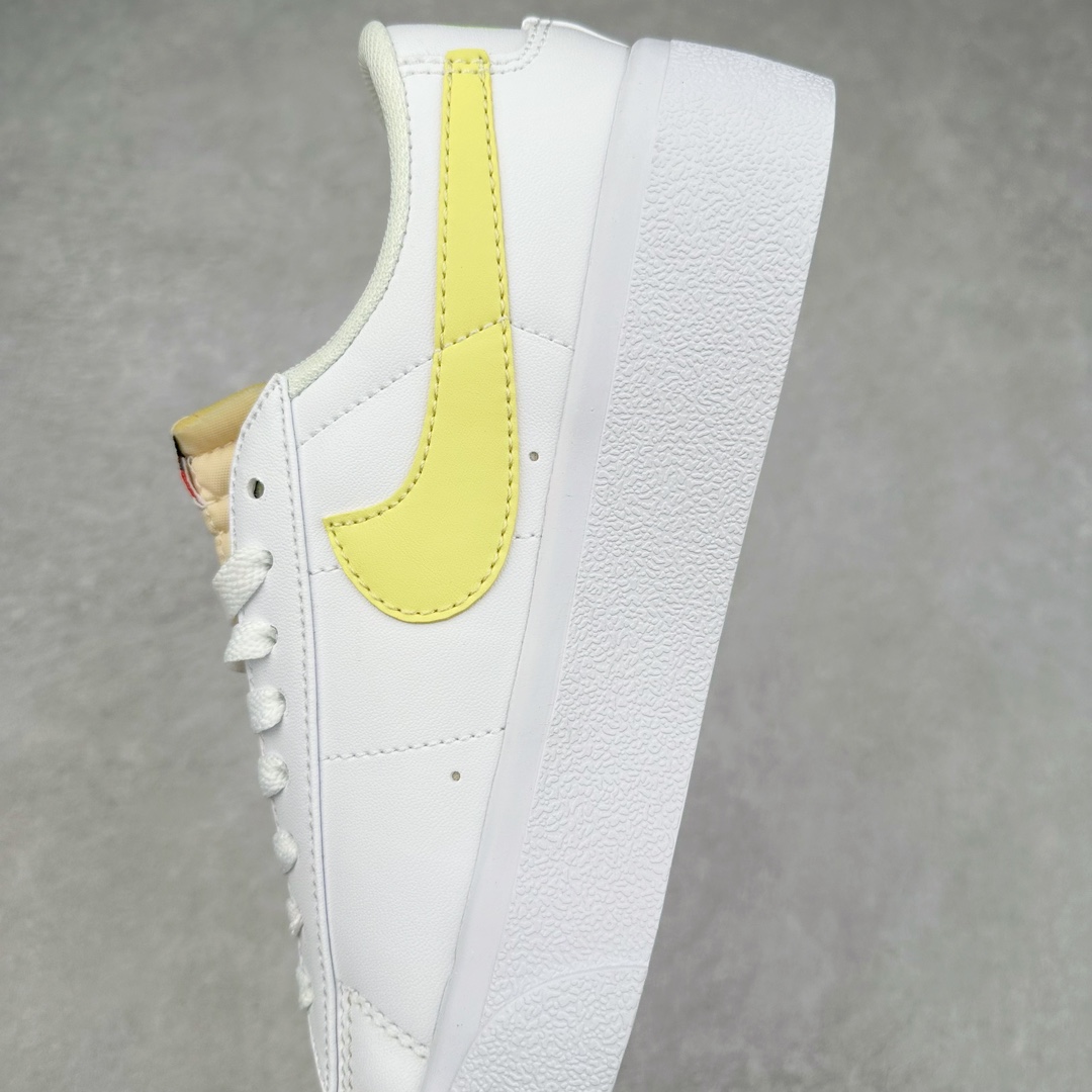 图片[7]-NK Blazer Low \’1977 VNTG SS经典开拓者低帮百搭休闲厚底运动板鞋 采用环保材料的大底 独特的鞋面连者鞋底印刷 演绎出了这个配色的独特风格 眼前的新设计选用皮质 配出当下流行的阴阳元素 呈现属于现代潮流的美感 尺码：36 36.5 37.5 38 38.5 39 40 40.5 41 42 42.5 43 44 44.5 45-选品中心