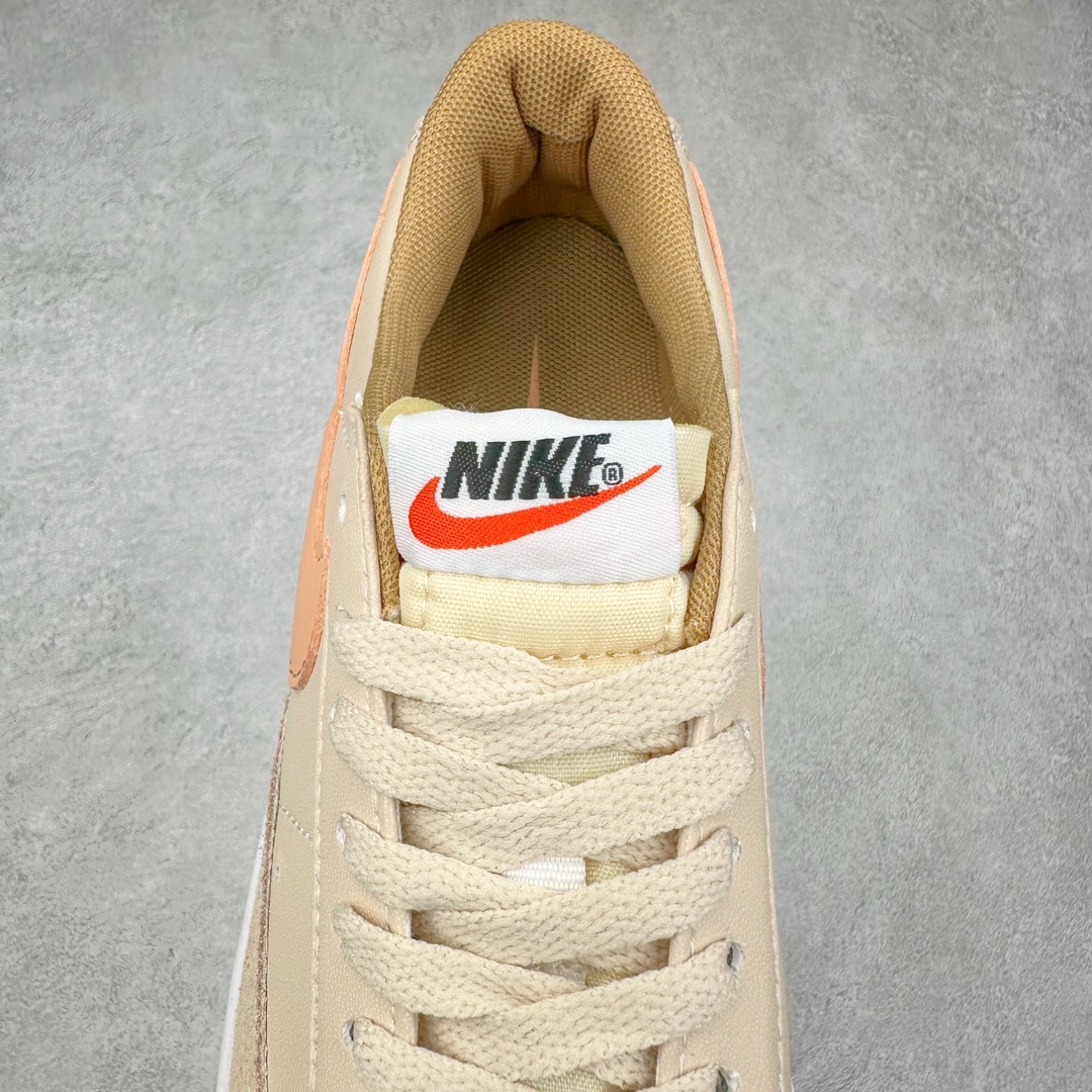 图片[5]-NK Blazer Low \’1977 VNTG SS经典开拓者低帮百搭休闲厚底运动板鞋 采用环保材料的大底 独特的鞋面连者鞋底印刷 演绎出了这个配色的独特风格 眼前的新设计选用皮质 配出当下流行的阴阳元素 呈现属于现代潮流的美感 尺码：36 36.5 37.5 38 38.5 39 40 40.5 41 42 42.5 43 44 44.5 45-选品中心