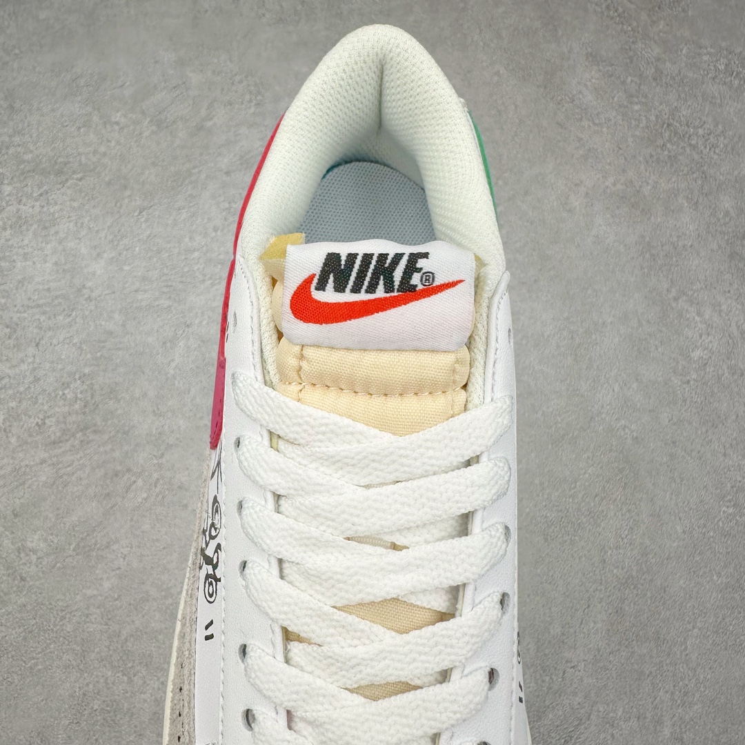 图片[5]-NK Blazer Low \’1977 VNTG SS经典开拓者低帮百搭休闲厚底运动板鞋 采用环保材料的大底 独特的鞋面连者鞋底印刷 演绎出了这个配色的独特风格 眼前的新设计选用皮质 配出当下流行的阴阳元素 呈现属于现代潮流的美感 尺码：36 36.5 37.5 38 38.5 39 40 40.5 41 42 42.5 43 44 44.5 45-选品中心