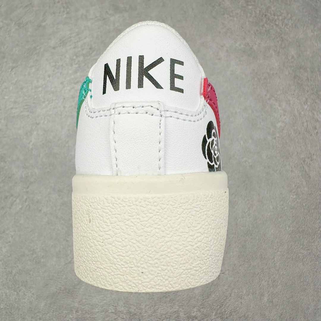 图片[8]-NK Blazer Low \’1977 VNTG SS经典开拓者低帮百搭休闲厚底运动板鞋 采用环保材料的大底 独特的鞋面连者鞋底印刷 演绎出了这个配色的独特风格 眼前的新设计选用皮质 配出当下流行的阴阳元素 呈现属于现代潮流的美感 尺码：36 36.5 37.5 38 38.5 39 40 40.5 41 42 42.5 43 44 44.5 45-选品中心