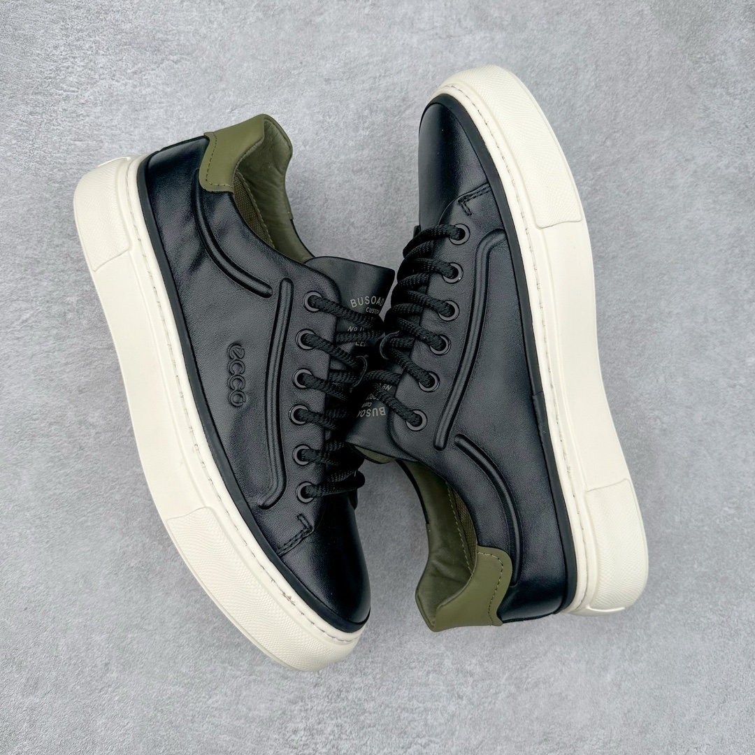 图片[3]-Ecco爱步男鞋秋季新款真皮板鞋 潮流百搭小白鞋 休闲平底板鞋 鞋面采用细腻柔软头层牛皮 轻便透气舒适耐穿 亲肤吸汗舒适内里 防滑防磨 持久干爽 简约粗绳系带 穿脱更加方便 柔韧防滑大底 鞋底立体凹槽 凹凸花纹加持 增强防滑减震性能 匠心工艺 经典百搭 制潮每一步 酷感拉满 尺码：38 39 40 41 42 43（皮鞋码）-选品中心