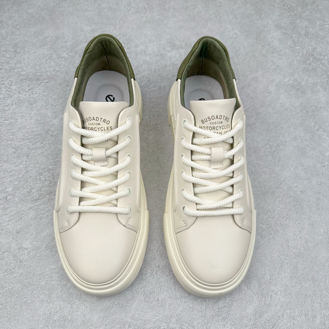 图片[2]-Ecco爱步男鞋秋季新款真皮板鞋 潮流百搭小白鞋 休闲平底板鞋 鞋面采用细腻柔软头层牛皮 轻便透气舒适耐穿 亲肤吸汗舒适内里 防滑防磨 持久干爽 简约粗绳系带 穿脱更加方便 柔韧防滑大底 鞋底立体凹槽 凹凸花纹加持 增强防滑减震性能 匠心工艺 经典百搭 制潮每一步 酷感拉满 尺码：38 39 40 41 42 43（皮鞋码）-选品中心