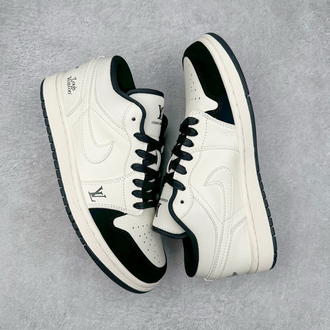 图片[3]-Air Jordan AJ1 Low 低帮系列定制配色 WG8850-006 原厂内置气垫魔块 A模大底 头层小牛皮 鞋舌AJ原厂专用牛津布+AJ专用反口珍珠布+原厂无杂质高弹内里海棉+特殊封边弹力鞋带 尺码：36 36.5 37.5 38 38.5 39 40 40.5 41 42 42.5 43 44 44.5 45 46-选品中心