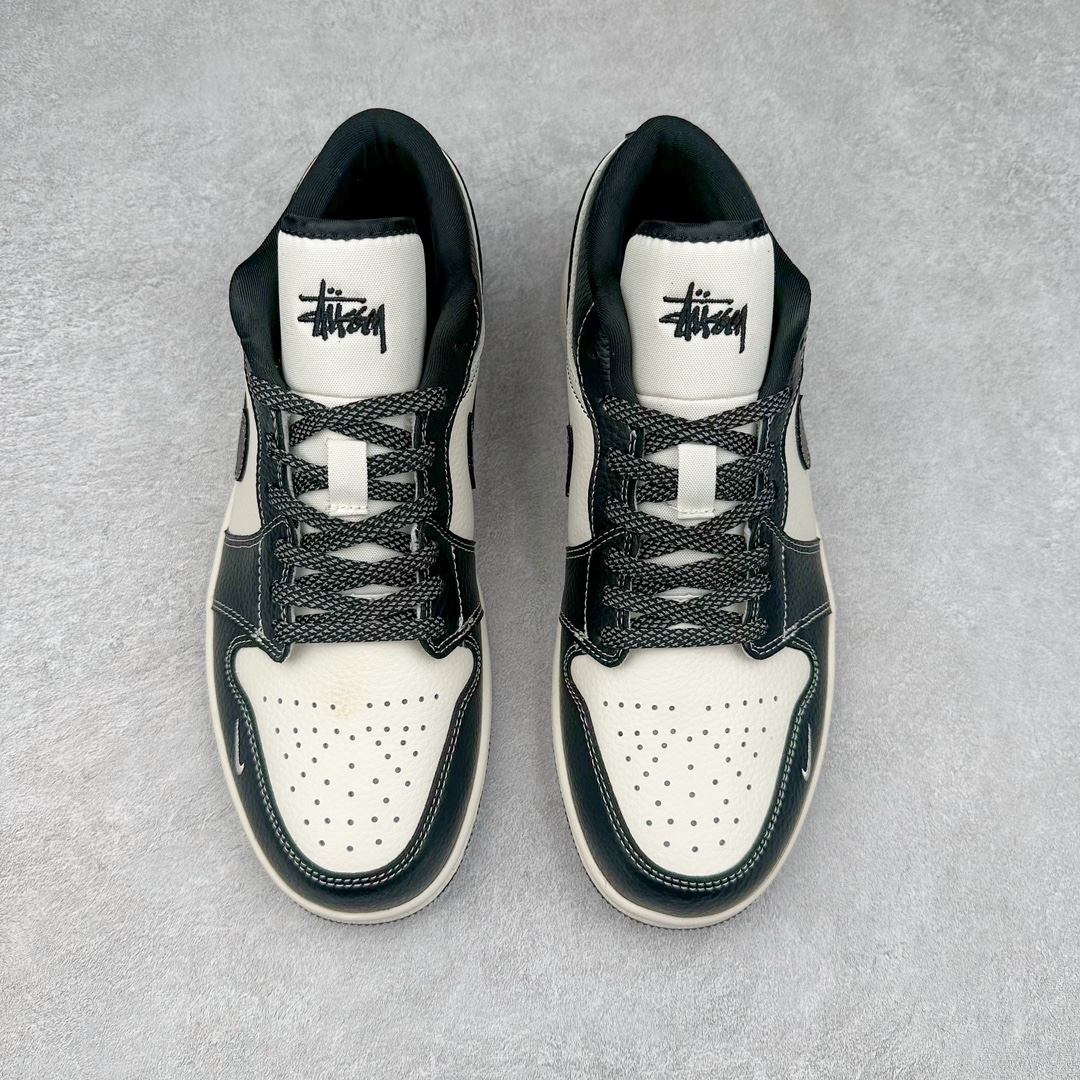 图片[2]-Air Jordan AJ1 Low 低帮系列定制配色 CF3688-023 原厂内置气垫魔块 A模大底 头层小牛皮 鞋舌AJ原厂专用牛津布+AJ专用反口珍珠布+原厂无杂质高弹内里海棉+特殊封边弹力鞋带 尺码：36 36.5 37.5 38 38.5 39 40 40.5 41 42 42.5 43 44 44.5 45 46-选品中心