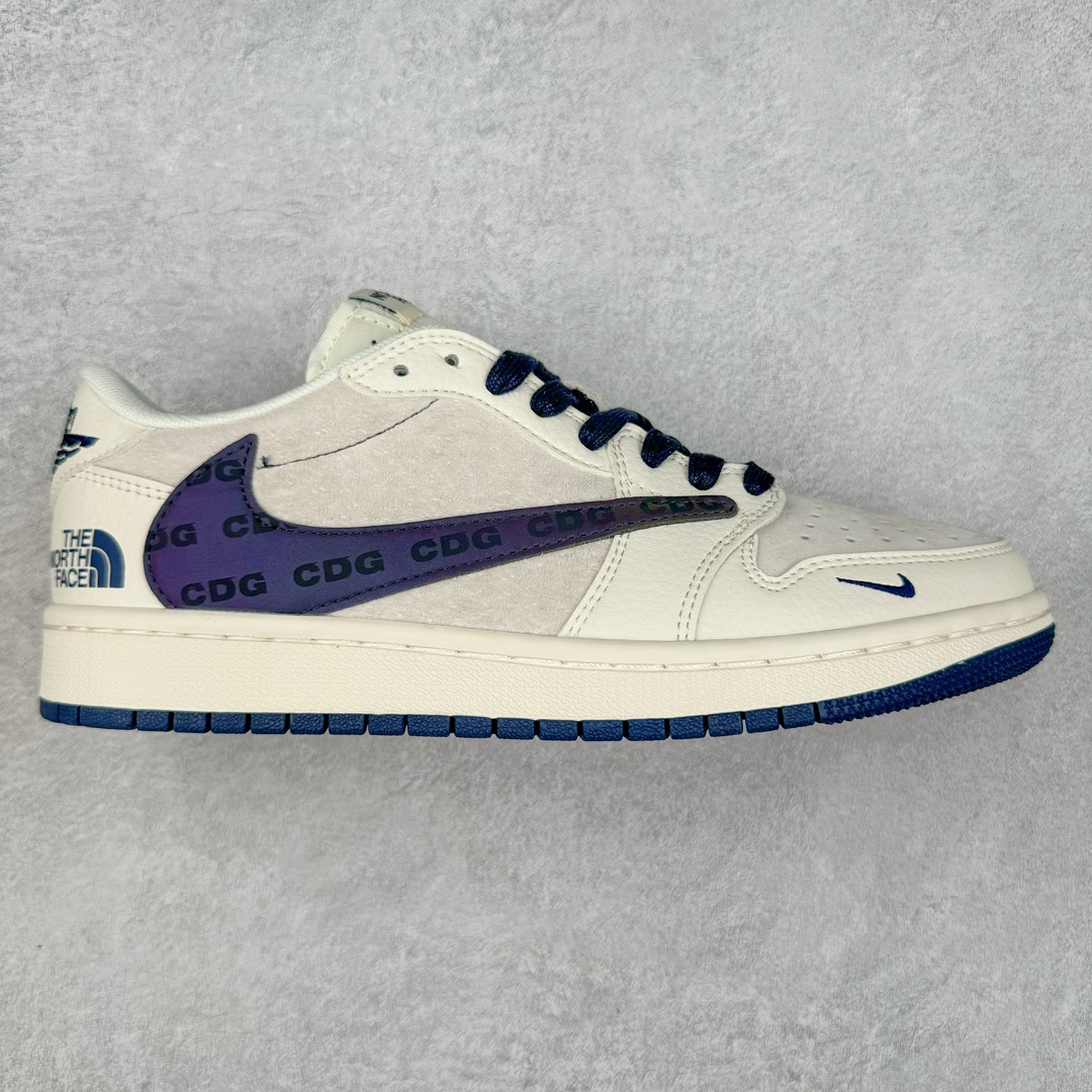 TS x Air Jordan AJ1 Low 倒钩低帮联名定制配色 XY2688-110 原厂内置气垫魔块 A模大底 头层小牛皮 鞋舌AJ原厂专用牛津布+AJ专用反口珍珠布+原厂无杂质高弹内里海棉+特殊封边弹力鞋带 尺码：36 36.5 37.5 38 38.5 39 40 40.5 41 42 42.5 43 44 44.5 45 46 47.5-选品中心