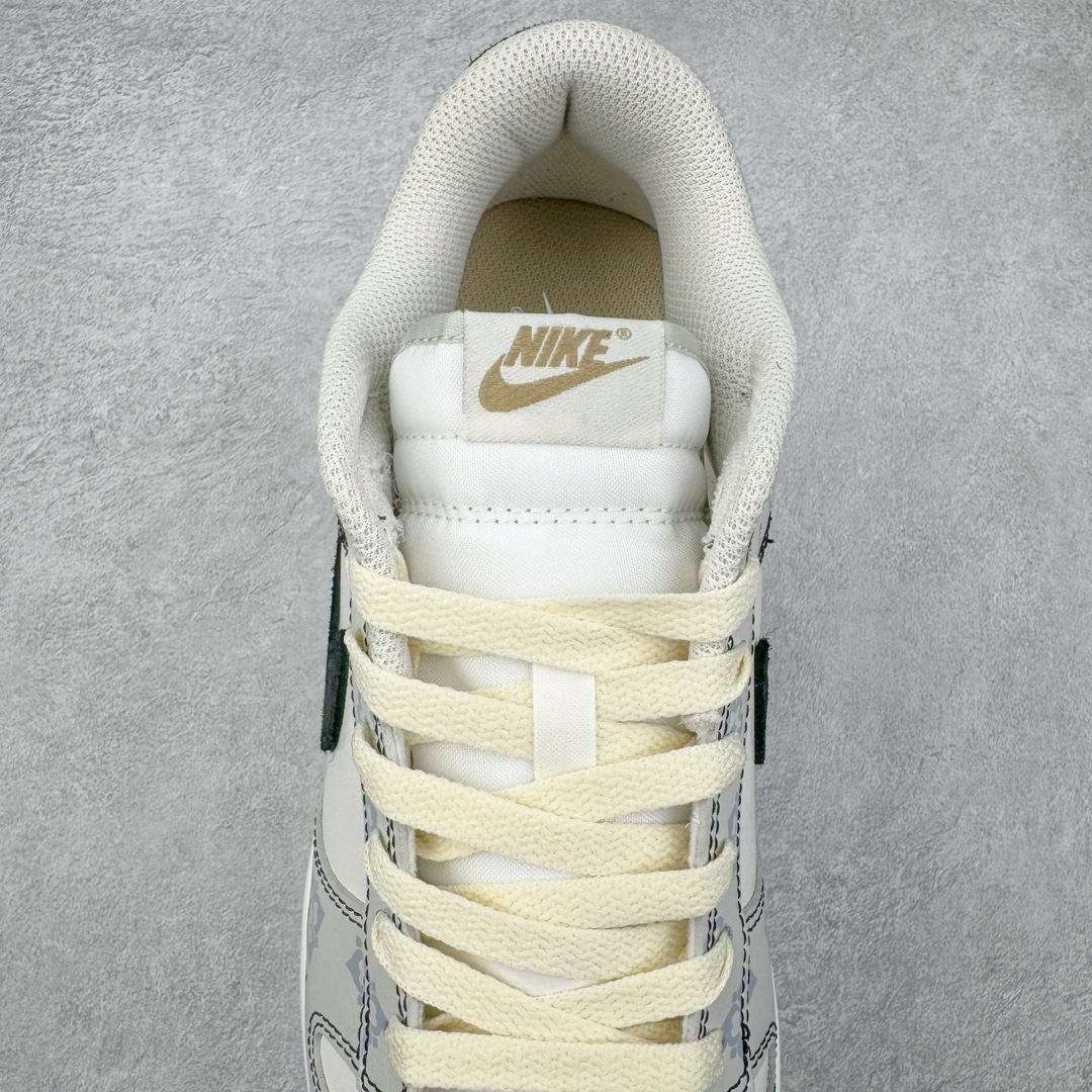 图片[5]-＃YC纯原 NK Dunk Low 古唐印花 FJ4188-001 定制系列天花板 无原鞋不开发 全系列得物原鞋一比一校对开发 配色持续更新中 终端对接 优势输出 全套原厂楦头原纸板数据档案倾力打造 原汁原味莞产 极致还原 圈内最强针车工艺 高端零售指定版 广东原厂配套原盒原标 鞋盒分三个尺码段 原厂冲刀 超高清洁度 全鞋零毛边皮料切割 采用原厂百宏鞋带以及原厂百宏织唛舌标 内标可供原厂几率过验 进口原装条纹中底布 四线拉帮白色点胶 原厂拉帮手法遵循公司 原厂电绣 极致还原 尺码：35.5 36 36.5 37.5 38 38.5 39 40-选品中心