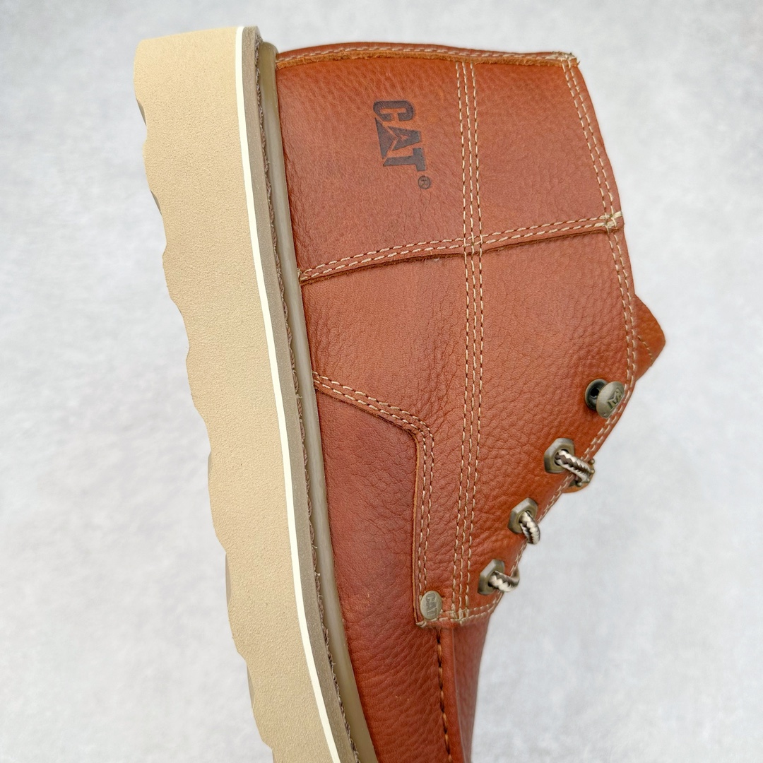 图片[6]-CAT卡特 硬汉推土机品牌经典百搭户外中帮休闲男鞋 广东大厂品质 24ss秋冬新款 常年主打 时尚潮流搭配 面料釆用意大利进口磨砂牛皮 全鞋真牛皮材料 大底到五金都是代工厂原材料制作 好货不杀猪 首单质量严格把控 全套官网统一包装 今年冬季防寒户外专用 日常随意搭配 型男必备 尺码：39 40 41 42 43 44 (偏大一码)-选品中心