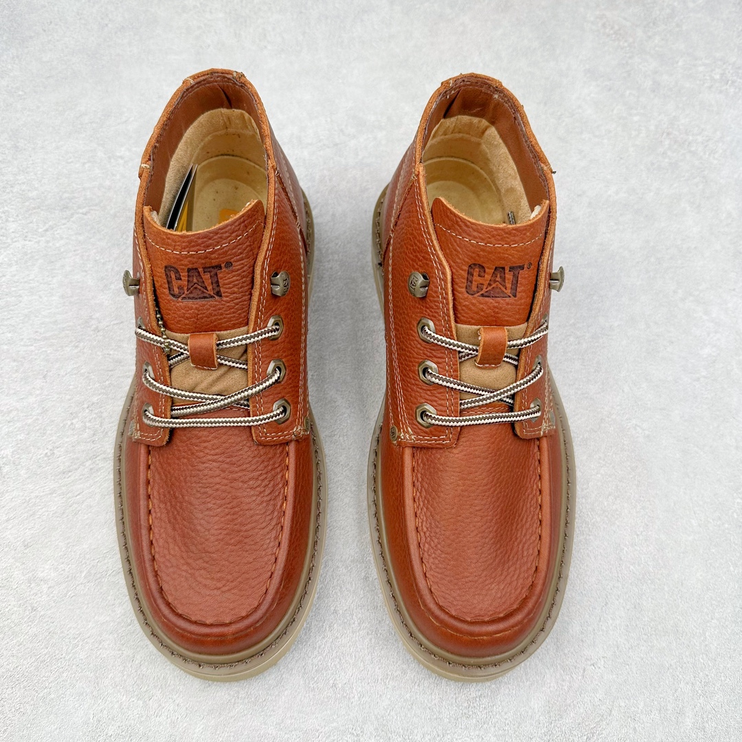 图片[2]-CAT卡特 硬汉推土机品牌经典百搭户外中帮休闲男鞋 广东大厂品质 24ss秋冬新款 常年主打 时尚潮流搭配 面料釆用意大利进口磨砂牛皮 全鞋真牛皮材料 大底到五金都是代工厂原材料制作 好货不杀猪 首单质量严格把控 全套官网统一包装 今年冬季防寒户外专用 日常随意搭配 型男必备 尺码：39 40 41 42 43 44 (偏大一码)-选品中心