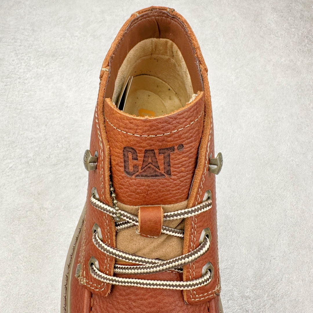 图片[5]-CAT卡特 硬汉推土机品牌经典百搭户外中帮休闲男鞋 广东大厂品质 24ss秋冬新款 常年主打 时尚潮流搭配 面料釆用意大利进口磨砂牛皮 全鞋真牛皮材料 大底到五金都是代工厂原材料制作 好货不杀猪 首单质量严格把控 全套官网统一包装 今年冬季防寒户外专用 日常随意搭配 型男必备 尺码：39 40 41 42 43 44 (偏大一码)-选品中心