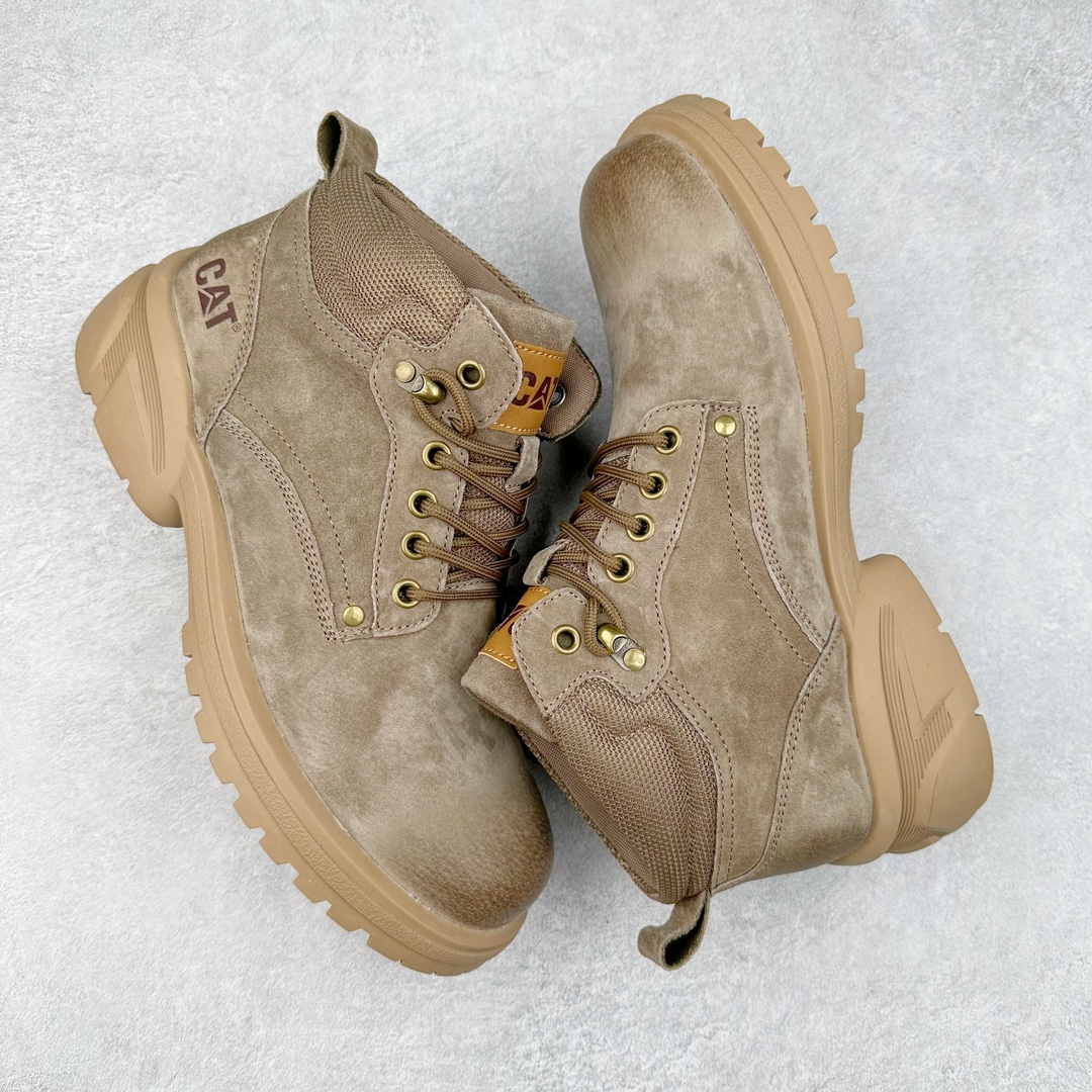 图片[3]-＃特价福利 CAT卡特 硬汉推土机品牌经典百搭户外中帮休闲马丁靴系列 广东大厂品质 官网常年主打款 时尚潮流搭配 面料釆用意大利进口磨砂牛皮 全鞋真牛皮材料 大底到五金都是代工厂原材料制作 好货不杀猪 首单质量严格把控 全套官网统一包装 今年冬季防寒户外专用 日常随意搭配 型男必备 尺码：39-44 (偏大一码)-选品中心