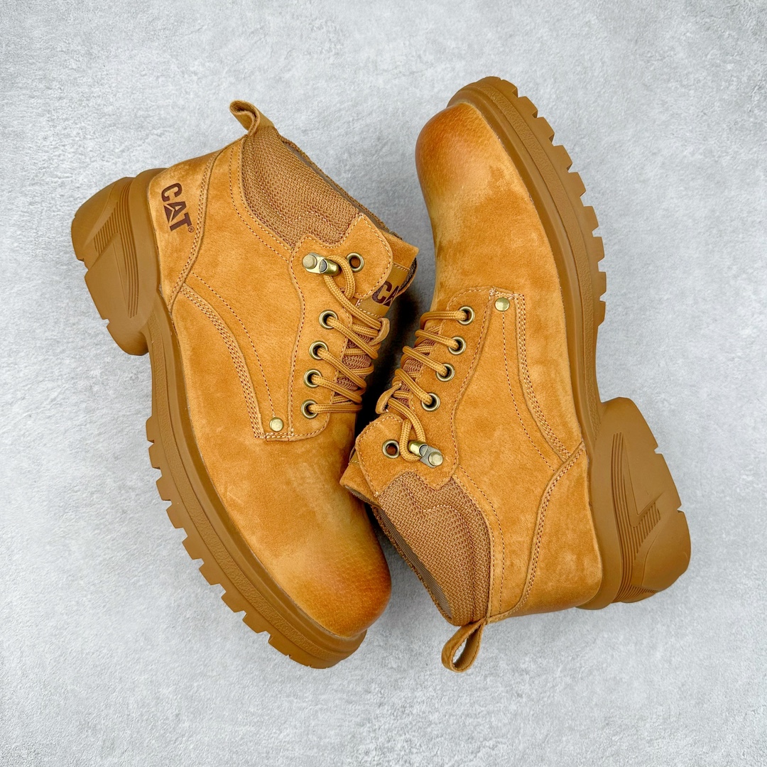 图片[3]-＃特价福利 CAT卡特 硬汉推土机品牌经典百搭户外中帮休闲马丁靴系列 广东大厂品质 官网常年主打款 时尚潮流搭配 面料釆用意大利进口磨砂牛皮 全鞋真牛皮材料 大底到五金都是代工厂原材料制作 好货不杀猪 首单质量严格把控 全套官网统一包装 今年冬季防寒户外专用 日常随意搭配 型男必备 尺码：39-44 (偏大一码)-选品中心
