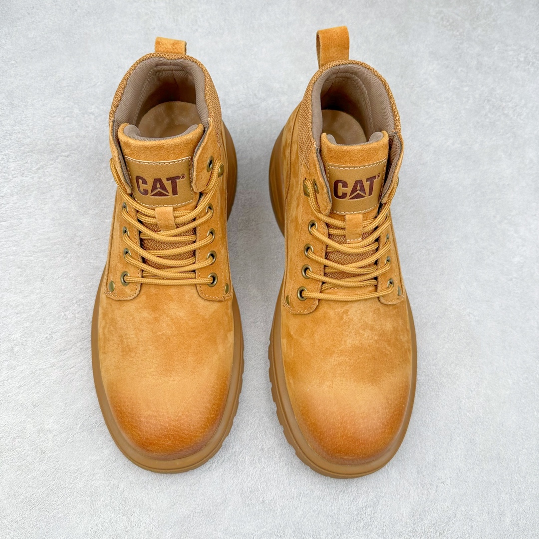 图片[2]-＃特价福利 CAT卡特 硬汉推土机品牌经典百搭户外中帮休闲马丁靴系列 广东大厂品质 官网常年主打款 时尚潮流搭配 面料釆用意大利进口磨砂牛皮 全鞋真牛皮材料 大底到五金都是代工厂原材料制作 好货不杀猪 首单质量严格把控 全套官网统一包装 今年冬季防寒户外专用 日常随意搭配 型男必备 尺码：39-44 (偏大一码)-选品中心