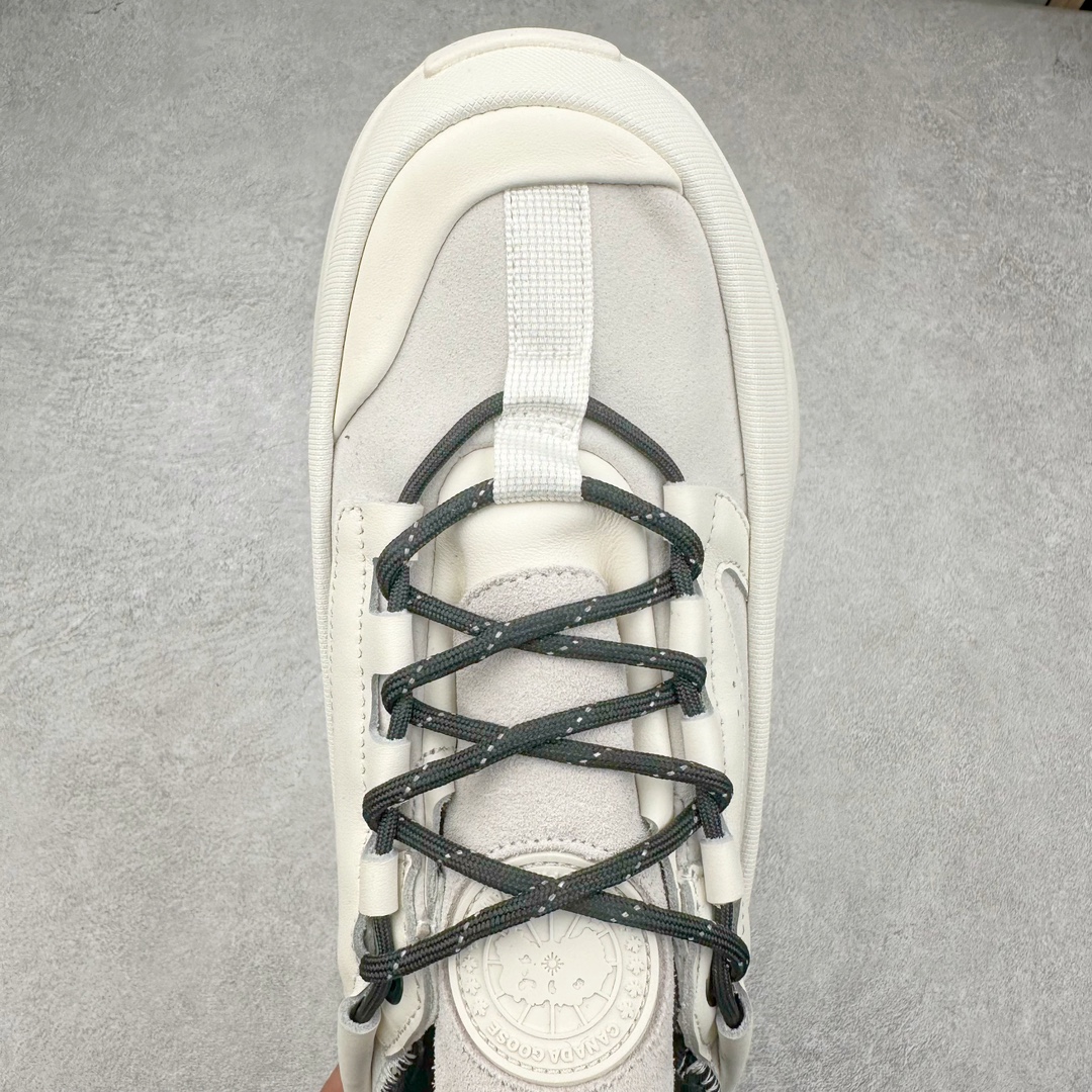 图片[4]-Canada Goose Glacier Trail 大鹅登山运动鞋 全新户外登山运动鞋 鞋身采用防水耐磨纤维革组合翻毛皮材质 中底增高加厚缓震PU组合防滑耐磨锯齿大底 提供超强的抓地力和防滑性能 正确大盒包装 内赠防尘袋一个 尺码：40-46（无半码）-选品中心