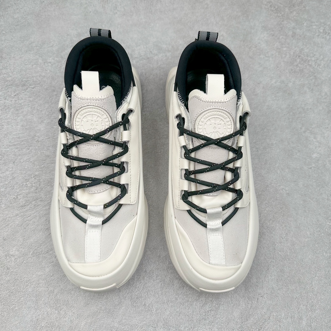 图片[2]-Canada Goose Glacier Trail 大鹅登山运动鞋 全新户外登山运动鞋 鞋身采用防水耐磨纤维革组合翻毛皮材质 中底增高加厚缓震PU组合防滑耐磨锯齿大底 提供超强的抓地力和防滑性能 正确大盒包装 内赠防尘袋一个 尺码：40-46（无半码）-选品中心