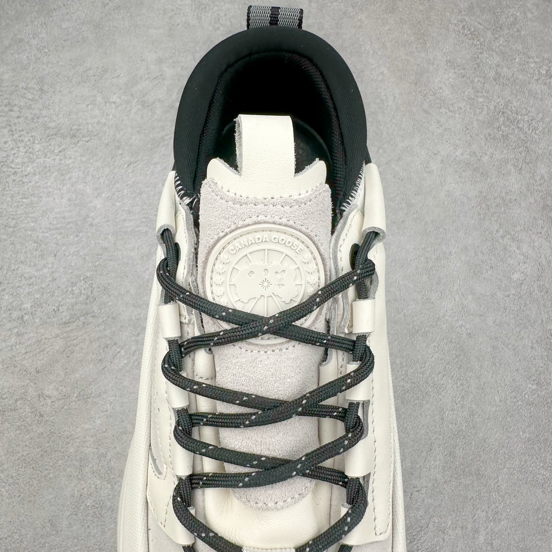 图片[5]-Canada Goose Glacier Trail 大鹅登山运动鞋 全新户外登山运动鞋 鞋身采用防水耐磨纤维革组合翻毛皮材质 中底增高加厚缓震PU组合防滑耐磨锯齿大底 提供超强的抓地力和防滑性能 正确大盒包装 内赠防尘袋一个 尺码：40-46（无半码）-选品中心